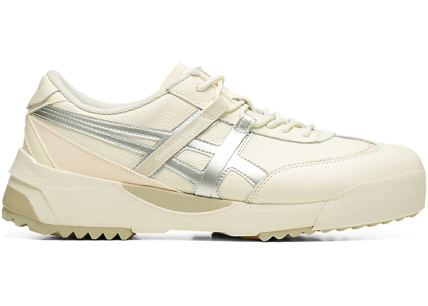 クリーム ピュア 銀色 シルバー オニツカタイガー スニーカー メンズ ONITSUKA TIGER ONITSUKA TIGER DELEGATION EX CREAM PURE SILVER / CREAM PURE SILVER｜スニケス
