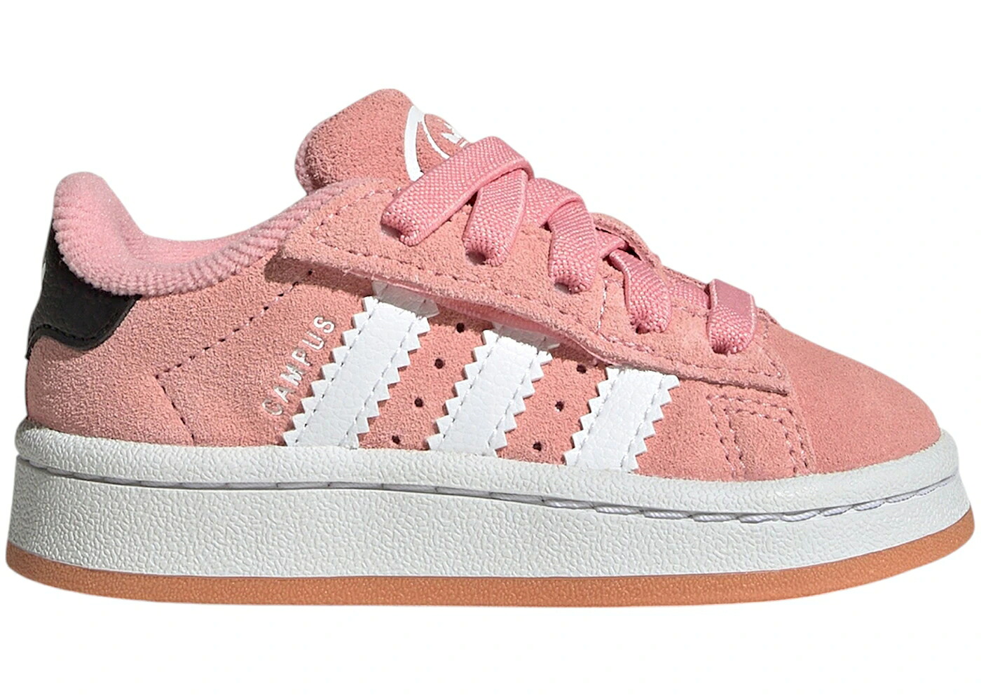 アディダス キャンパス ピンク 白色 ホワイト ジュニア キッズ ADIDAS CAMPUS 00S COMFORT CLOSURE SEMI PINK SPARK CLOUD WHITE GUM (TD) / SEMI PINK SPARK CLOUD WHITE GUM｜スニケス