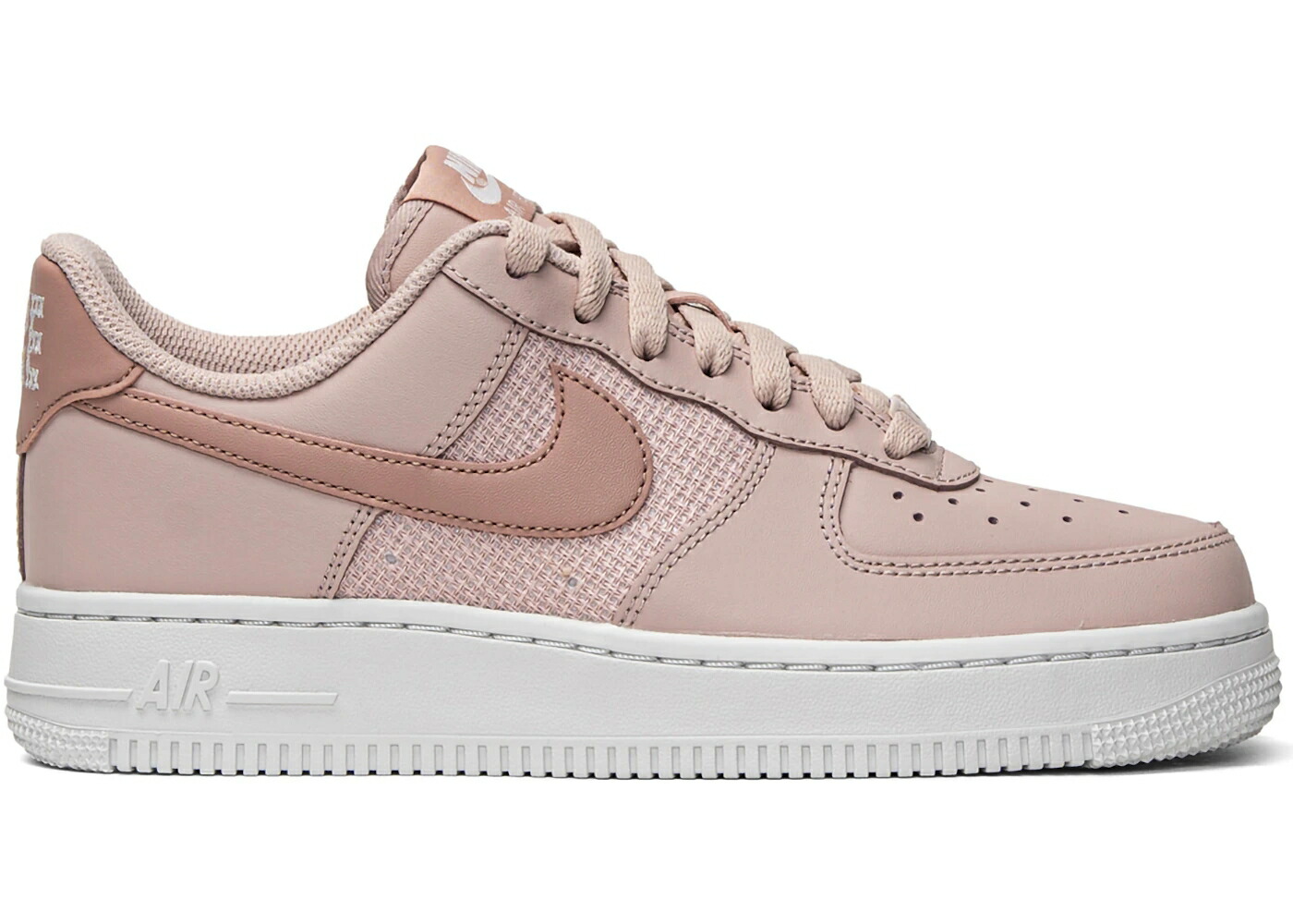 ナイキ ピンク オックスフォード 白色 ホワイト ローズ エアフォース '07 WOMEN'S スニーカー レディース NIKE AIR FORCE 1 LOW ESS CROSS STITCH PINK OXFORD (WOMEN'S) / PINK OXFORD SUMMIT WHITE ROSE