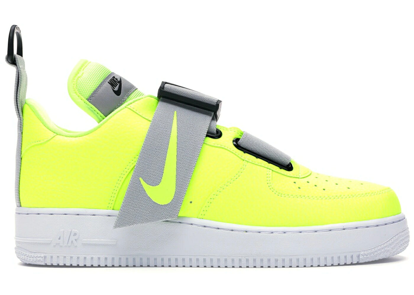 ナイキ 白色 ホワイト 黒色 ブラック エアフォース スニーカー メンズ NIKE AIR FORCE 1 UTILITY VOLT / VOLT WHITE BLACK|スニケス