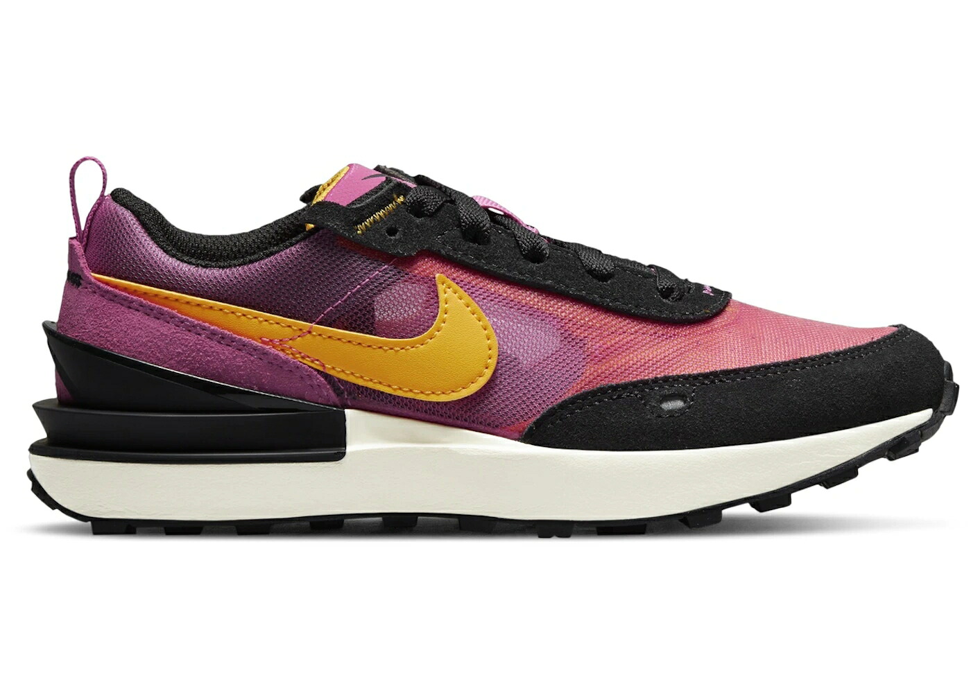 ナイキ ワッフル 黒色 ブラック ゴールド ジュニア キッズ NIKE WAFFLE ONE ACTIVE FUCHSIA BLACK COCONUT MILK UNIVERSITY GOLD (PS) / ACTIVE FUCHSIA BLACK COCONUT ベビー マタニティ スニーカー