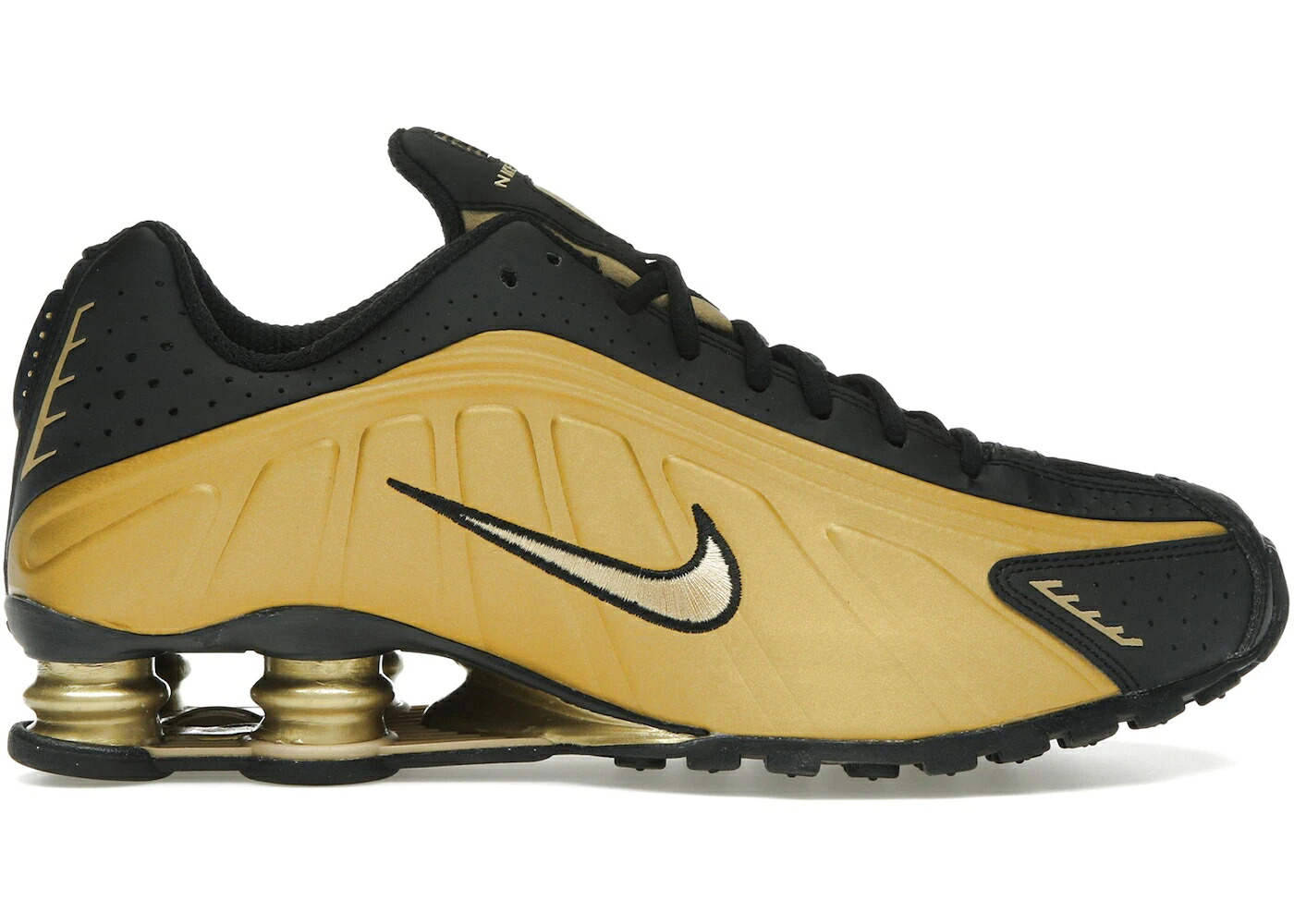 ナイキ ショックス ゴールド 黒いこと 黒いこと スニーカー メンズ NIKE SHOX R4 METALLIC GOLD BLACK (2025) / METALLIC GOLD BLACK METALLIC