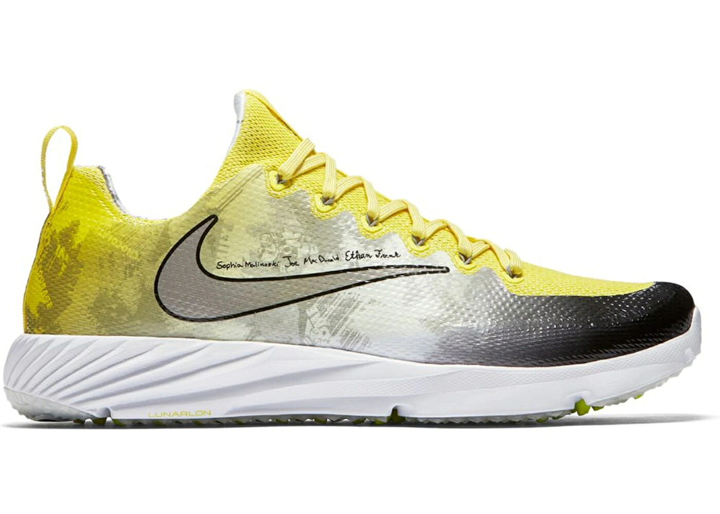 ナイキ スピード ターフ 黄色 イエロー ストライク 黒色 ブラック スニーカー メンズ NIKE VAPOR SPEED TURF DOERNBECHER (2017) / YELLOW STRIKE BLACK BLACK|スニケス