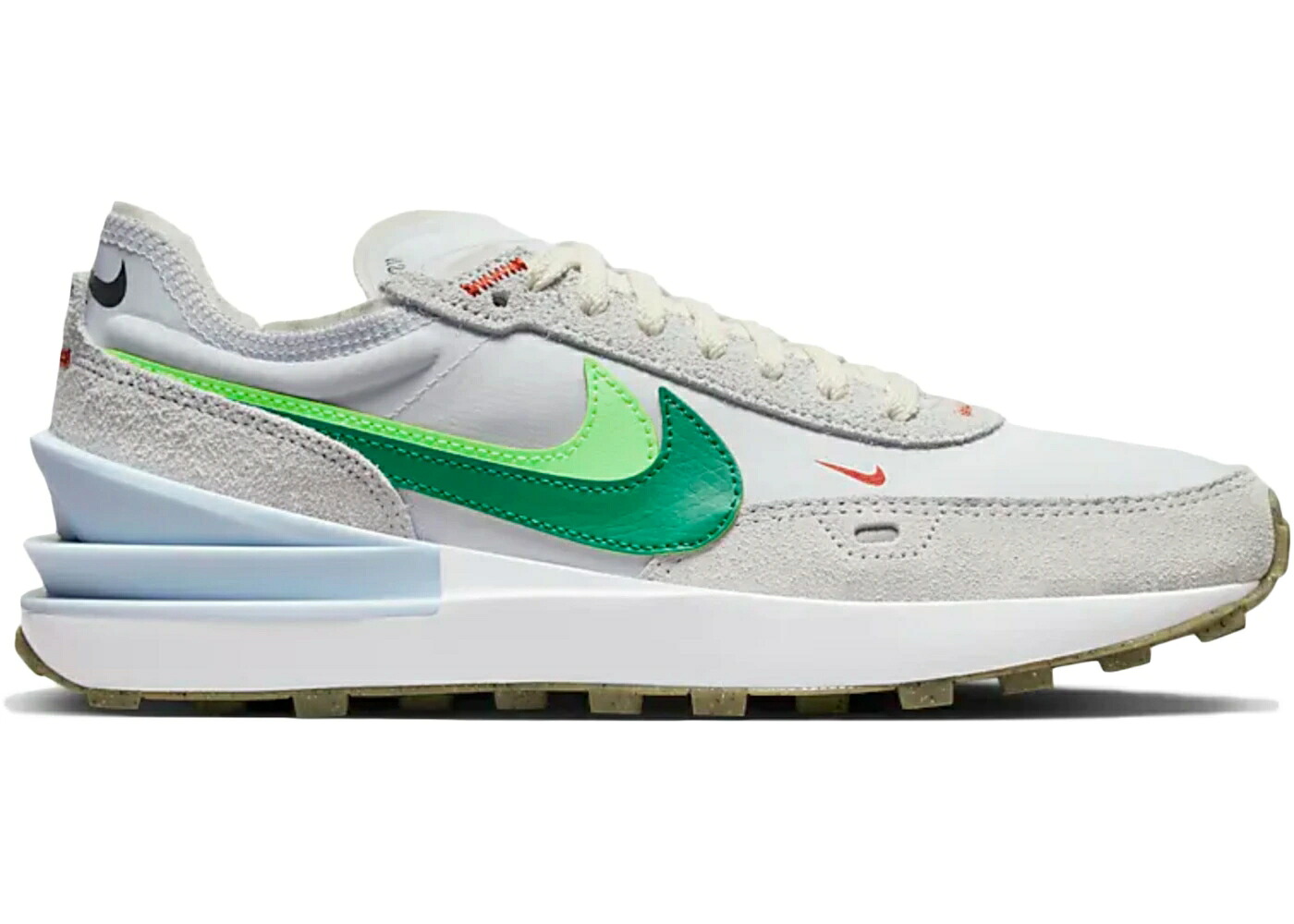 ナイキ ワーヘル 薄墨色 薄墨色 緑 緑であること WOMEN\u0027S スニーカー レディース NIKE WAFFLE ONE SE FOOTBALL GREY GHOST GREEN (WOMEN\u0027S) / FOOTBALL GREY GHOST GREEN MANTRA