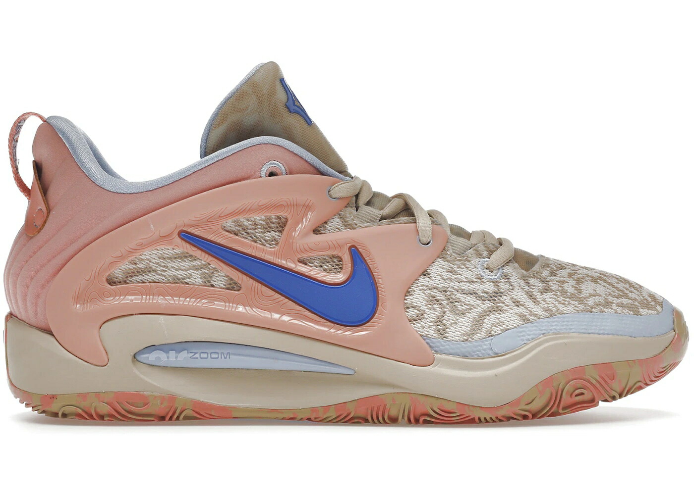 ナイキ 青色 ブルー スニーカー メンズ NIKE KD 15 THE GROUND UP / RATTAN LIGHT MARINE MEDIUM BLUE