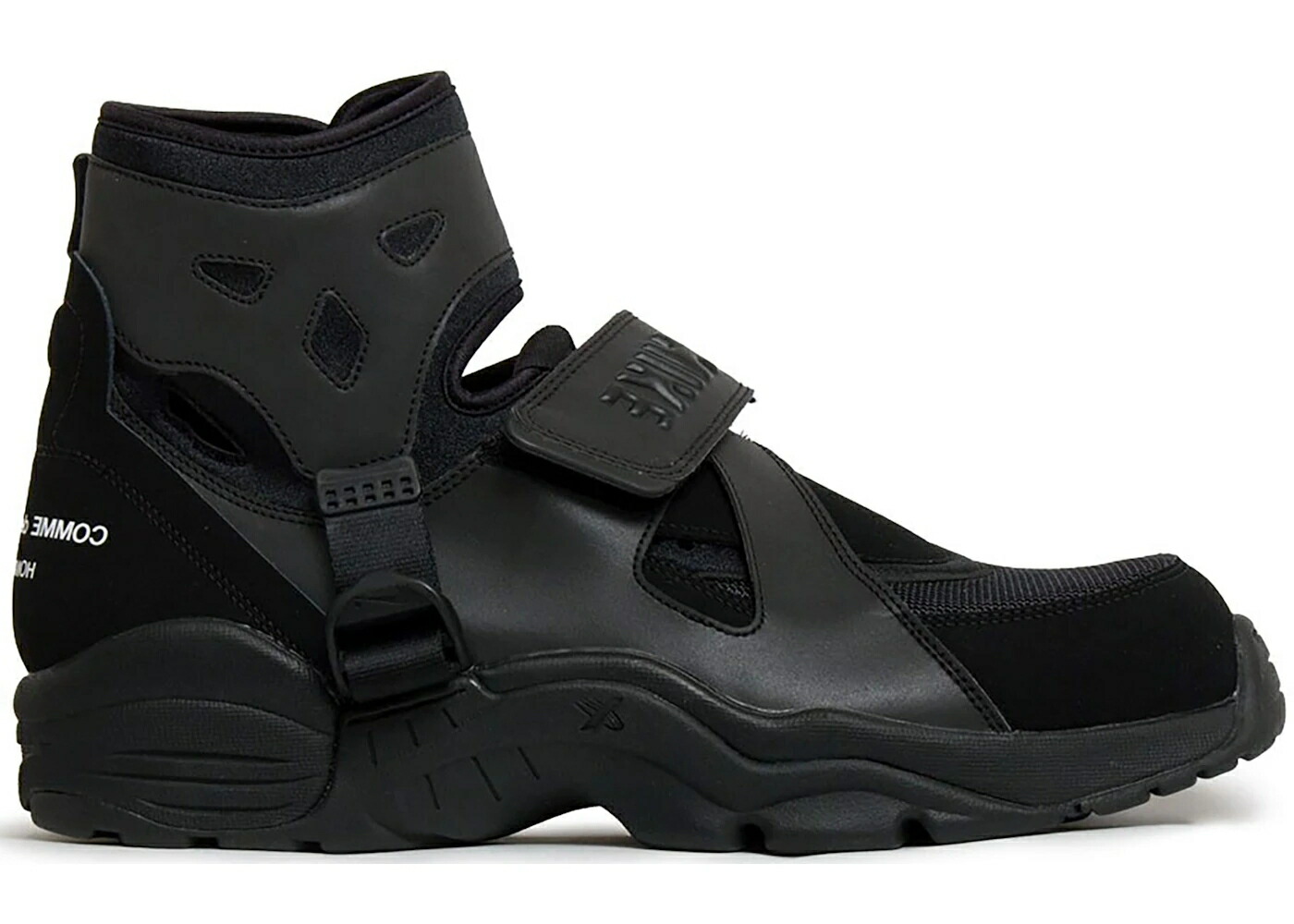 ナイキ 黒いこと 黒いこと 白いこと 白いこと コムデ給仕 スニーカー メンズ NIKE AIR CARNIVORE COMME DES GARCONS HOMME PLUS BLACK / BLACK BLACK WHITE BLACK