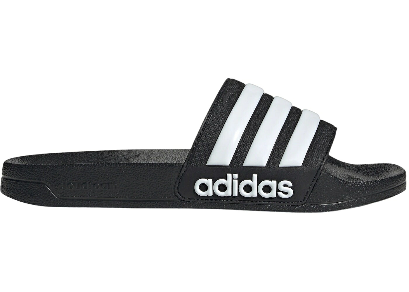 アディダス アディレッタ コア 黒色 ブラック 白色 ホワイト シャワーサンダルS スニーカー メンズ ADIDAS ADILETTE SHOWER SLIDES CORE BLACK CLOUD WHITE / CORE BLACK CLOUD WHITE CORE