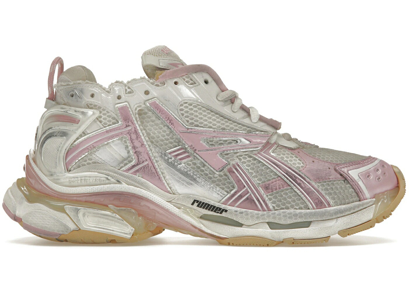 バレンシアガ ピンク 白色 ホワイト スニーカー メンズ BALENCIAGA RUNNER PINK WHITE / PINK WHITE