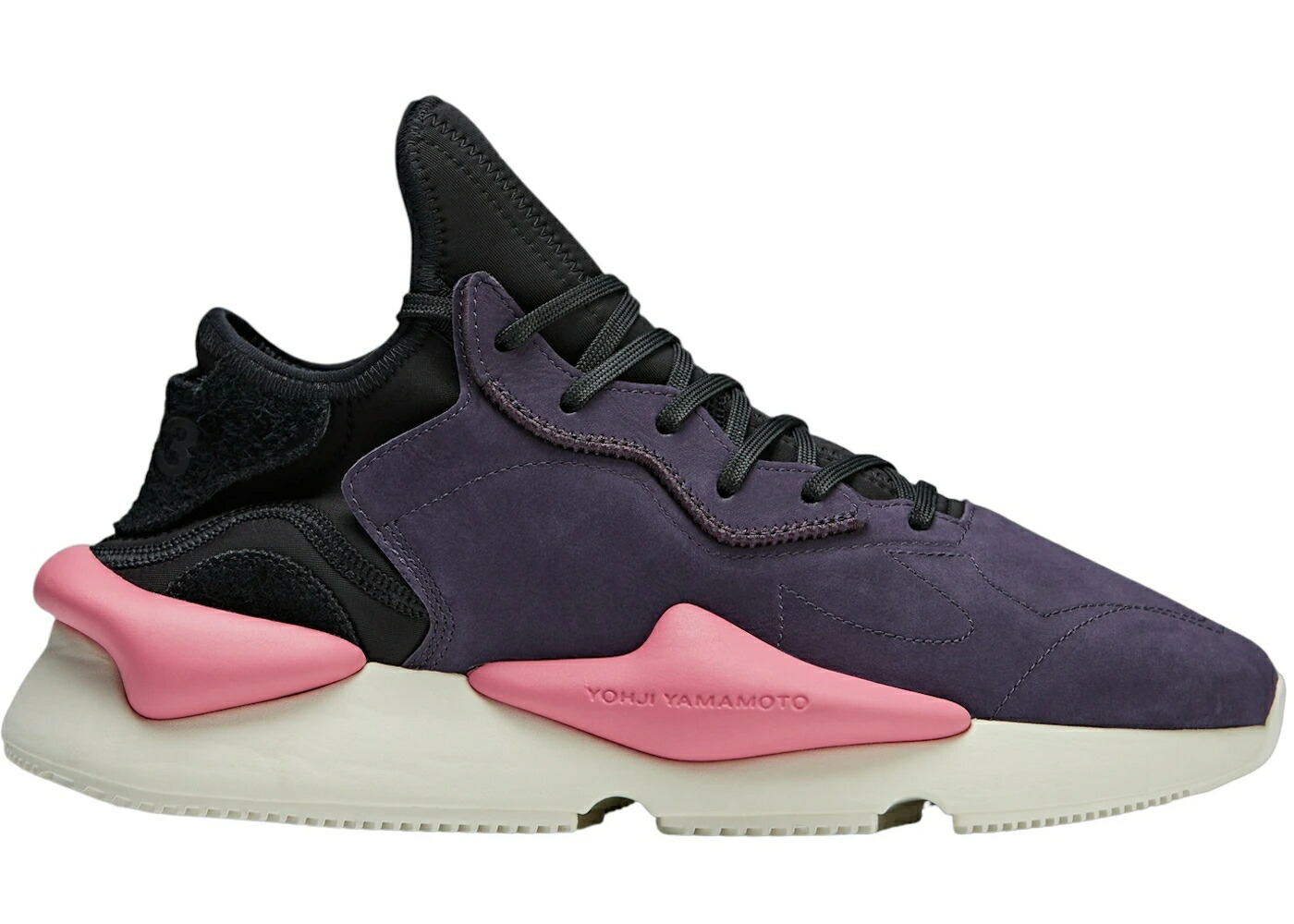 アディダス 紫 パープル 黒色 ブラック 白色 ホワイト スニーカー メンズ ADIDAS Y-3 KAIWA NOBLE PURPLE BLACK OFF WHITE / NOBLE PURPLE BLACK OFF WHITE