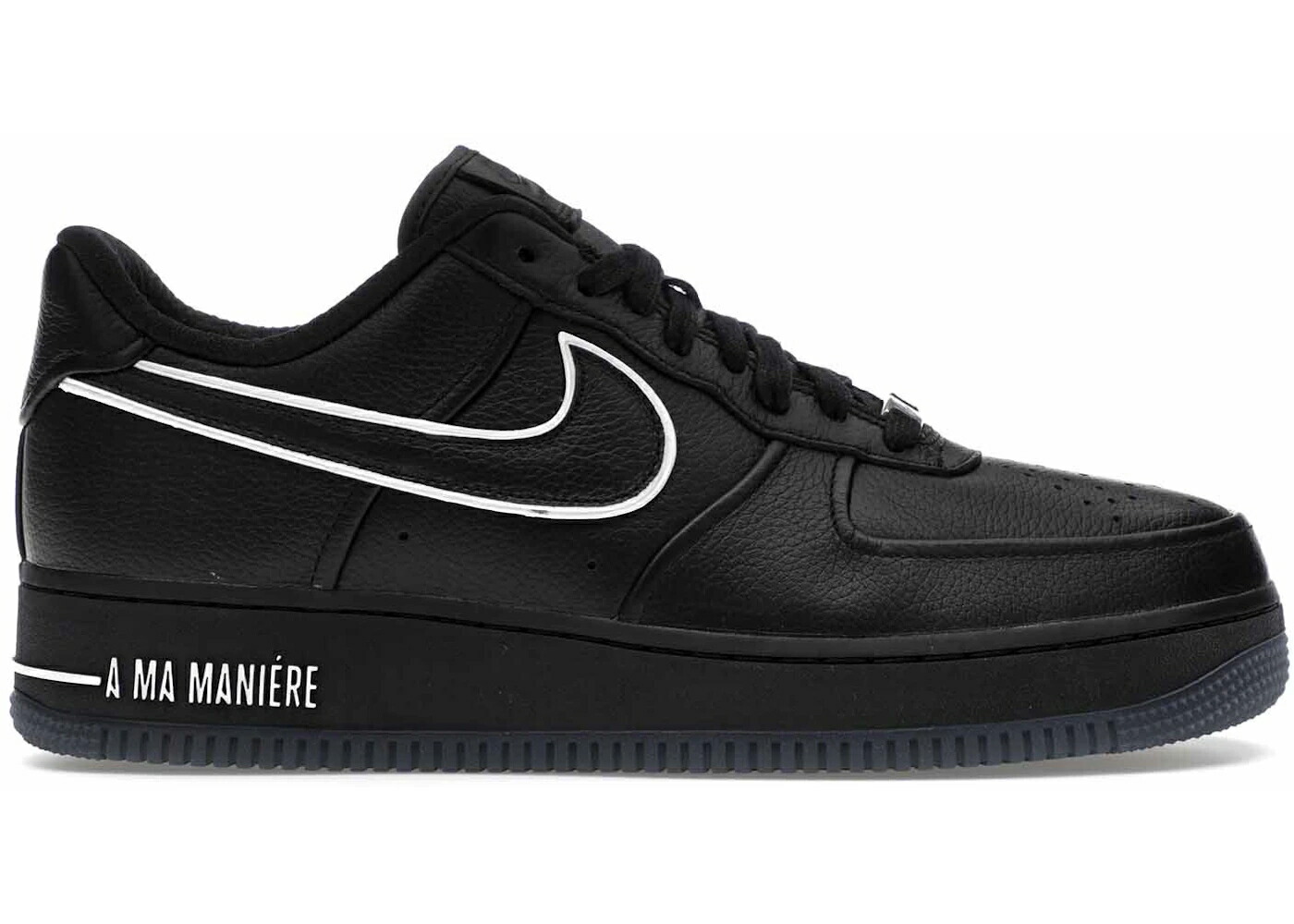 ナイキ 黒色 ブラック 白色 ホワイト エアフォース WOMEN'S スニーカー レディース NIKE AIR FORCE 1 LOW A MA MANI RE HAND WASH COLD (WOMEN'S) / BLACK WHITE BLACK BLACK|スニケス
