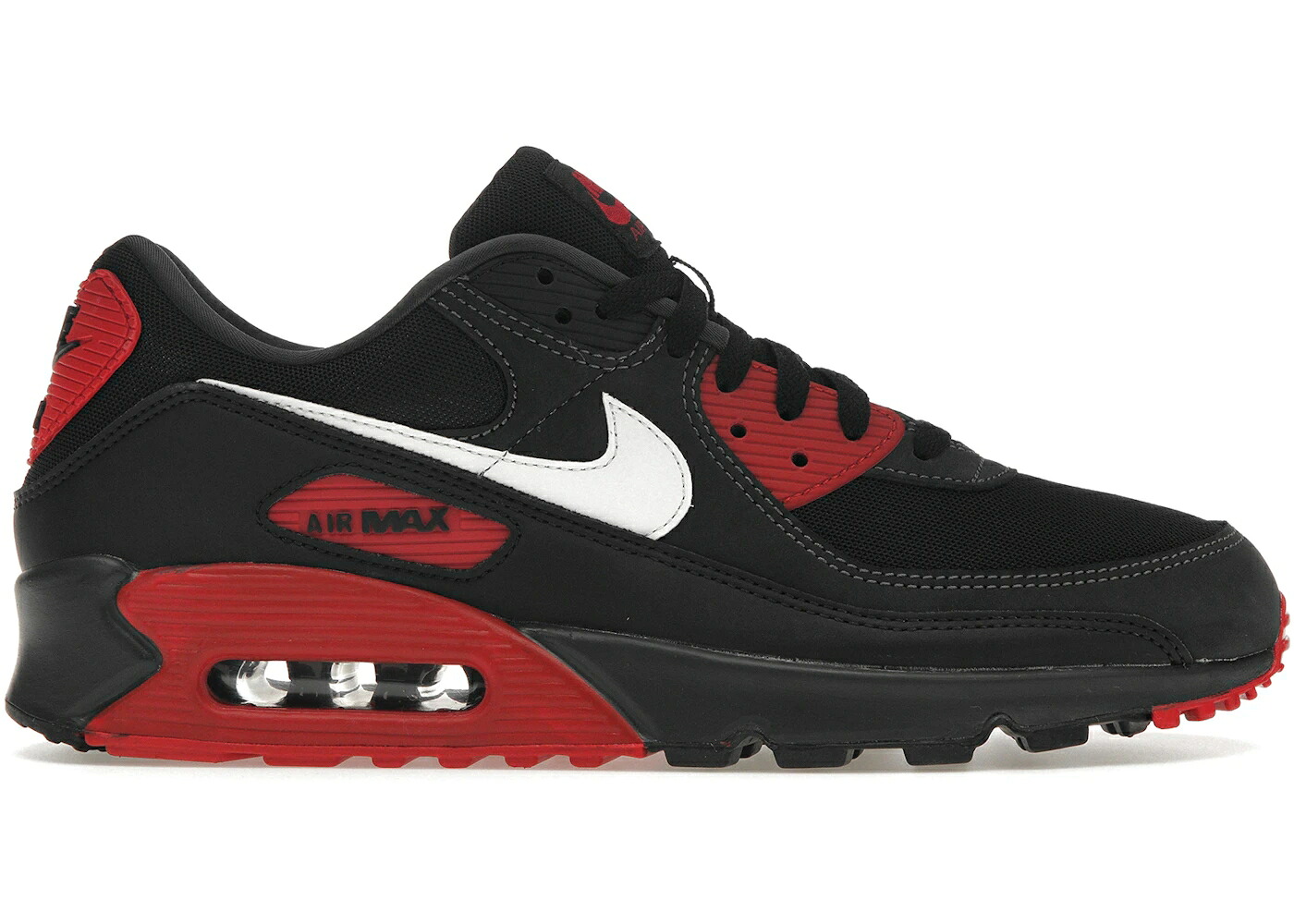 ナイキ マックス 赤 赤いこと 黒いこと 黒いこと エア湖マックス スニーカー メンズ NIKE AIR MAX 90 ANTHRACITE MYSTIC RED / ANTHRACITE BLACK MYSTIC RED