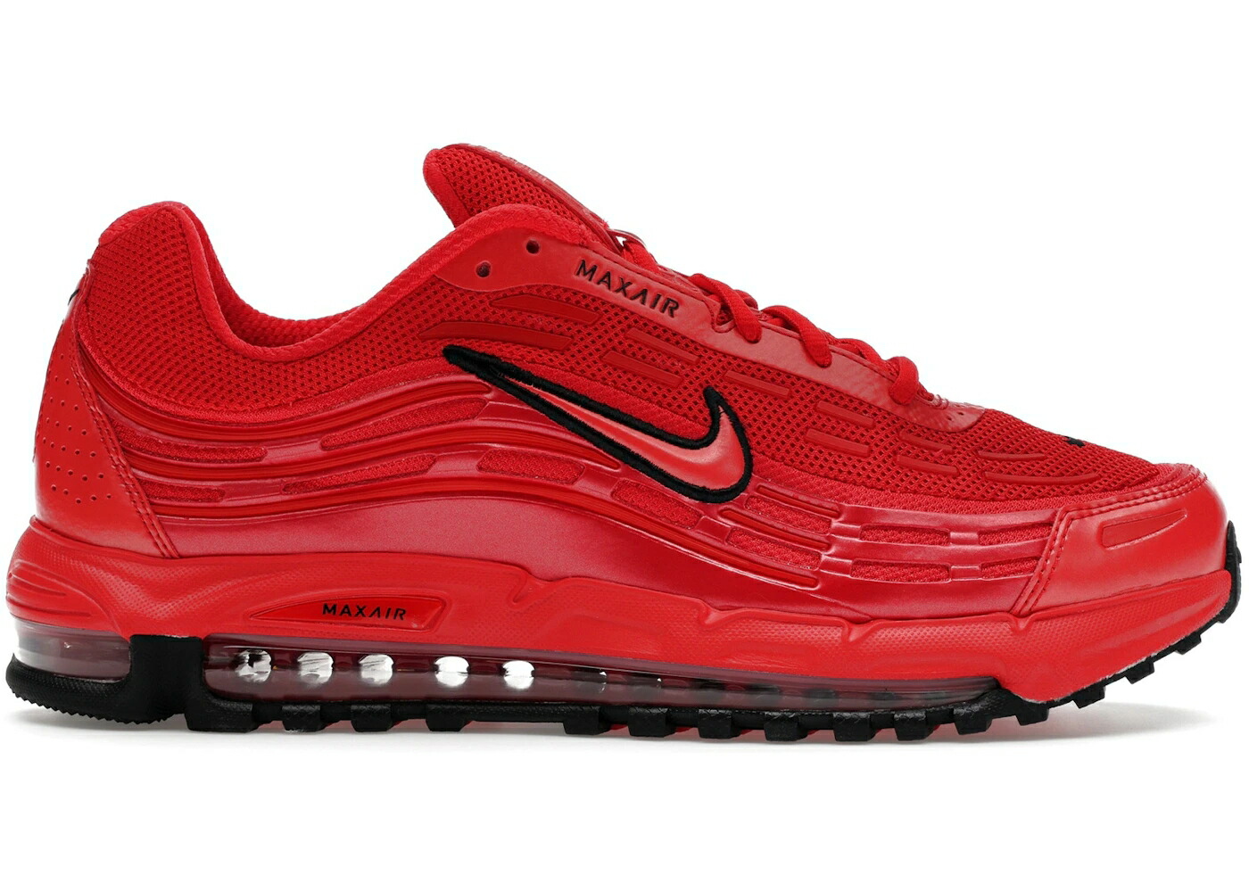 ナイキ マックス 赤 レッド 黒色 ブラック エアマックス 2.5 スニーカー メンズ NIKE AIR MAX TL UNIVERSITY RED BLACK / UNIVERSITY RED UNIVERSITY RED