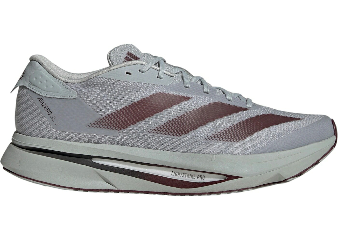 アディダス アディゼロ テキサス チーム マルーン 白色 ホワイト テキサスA\u0026M スニーカー メンズ ADIDAS ADIZERO SL2 TEXAS A\u0026M / TEAM MAROON 2 STONE CLOUD WHITE