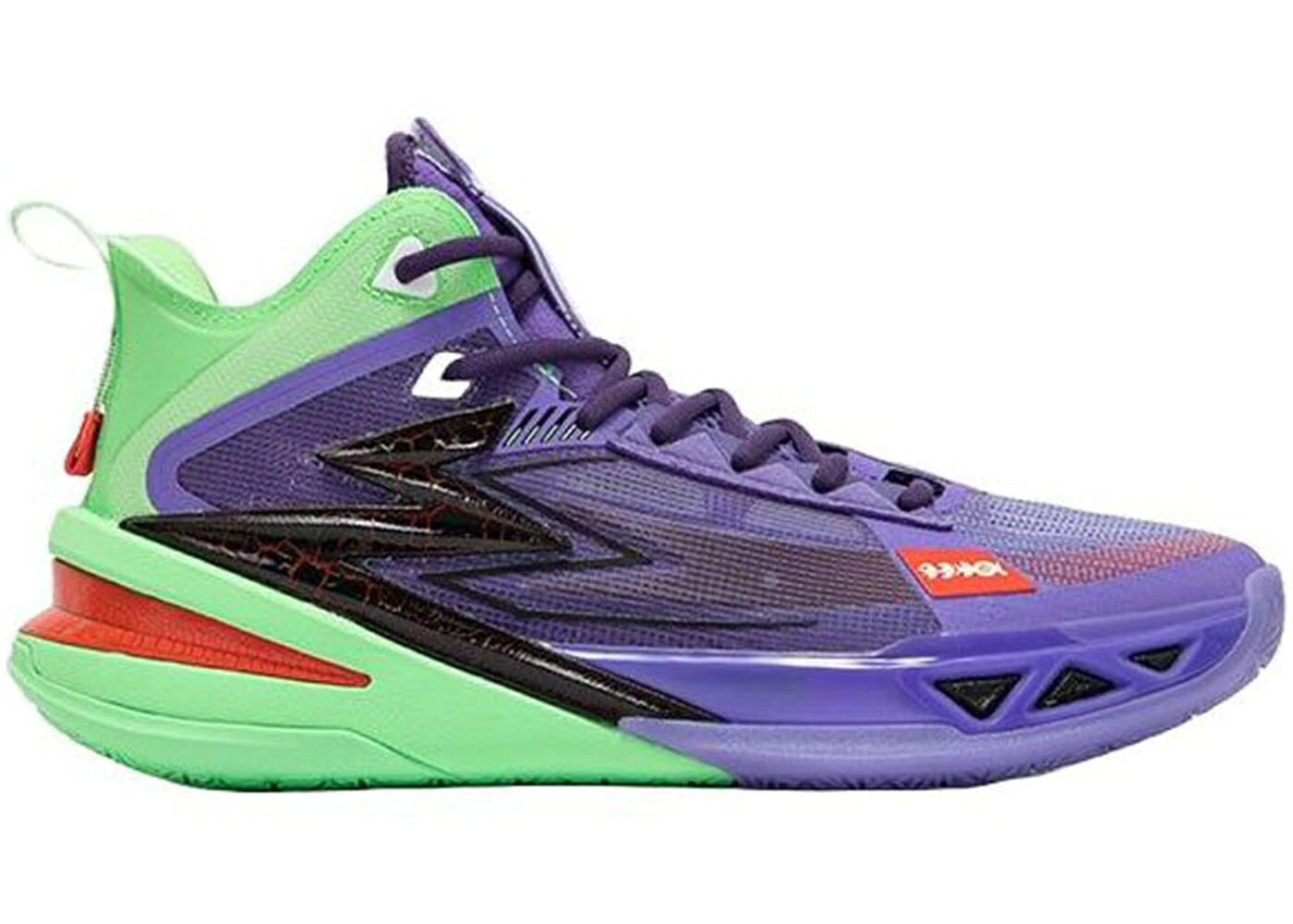 プロ 紫 パープル 緑 グリーン 黒色 ブラック 5.0 スニーカー メンズ 361 DEGREES 361 DEGREES BIG3 PRO PE JOKER / PURPLE GREEN BLACK 30,680円