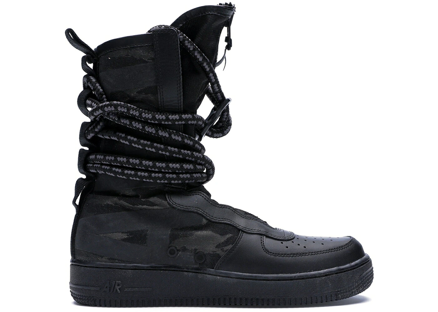 ナイキ ハイ 黒色 ブラック 灰色 グレー エアフォース スニーカー メンズ NIKE SF AIR FORCE 1 HIGH BLACK DARK GREY / BLACK BLACK DARK GREY