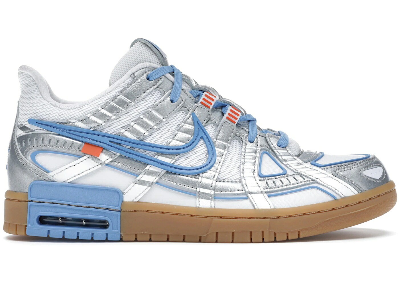 ナイキ 天然ゴム ダンク 象牙色 白いこと 白いこと 青味 青み スニーカー メンズ NIKE AIR RUBBER DUNK OFF-WHITE UNC / WHITE UNIVERSITY BLUE WHITE