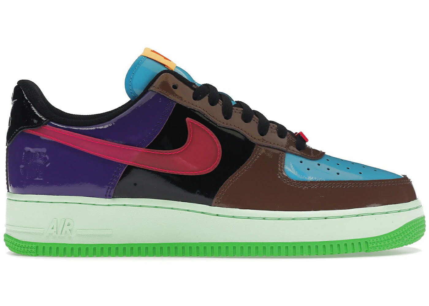 ナイキ アンディフィーテッド ピンク 茶色 ブラウン エアフォース スニーカー メンズ NIKE AIR FORCE 1 LOW SP UNDEFEATED MULTI-PATENT PINK PRIME / FAUNA BROWN PINK PRIME MULTI