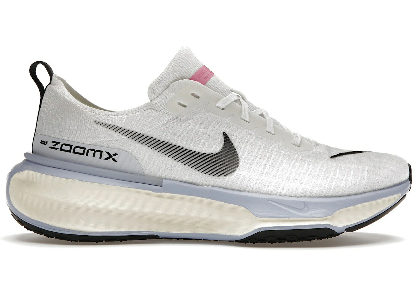 ナイキ ラン 白色 ホワイト 黒色 ブラック 灰色 グレー スニーカー メンズ NIKE ZOOMX INVINCIBLE RUN 3 WHITE COBALT BLISS / WHITE BLACK FOOTBALL GREY COBALT