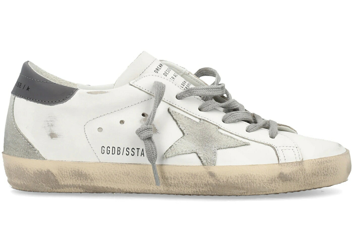 ゴールデングース スーパースター デラックス 白色 ホワイト 灰色 グレー WOMEN スニーカー レディース GOLDEN GOOSE GOLDEN GOOSE SUPERSTAR DELUXE WHITE ICE DARK GREY (WOMEN) / WHITE ICE DARK GREY