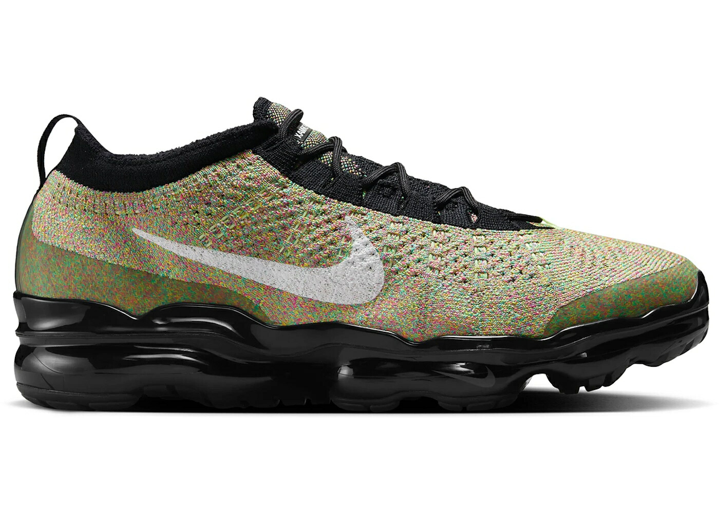 ナイキ フライニット 黒色 ブラック 白色 ホワイト エアヴェイパーマックス スニーカー メンズ NIKE AIR VAPORMAX 2023 FLYKNIT BLACK BARELY VOLT MULTICOLOR / BLACK BLACK BARELY VOLT WHITE 46,080円