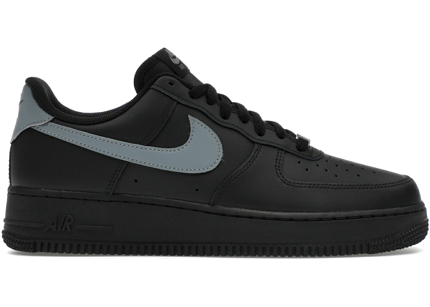 ナイキ 黒いこと 黒いこと 冷やりとした 薄墨色 薄墨色 空軍 \u002707 スニーカー メンズ NIKE AIR FORCE 1 LOW BLACK COOL GREY / BLACK COOL GREY