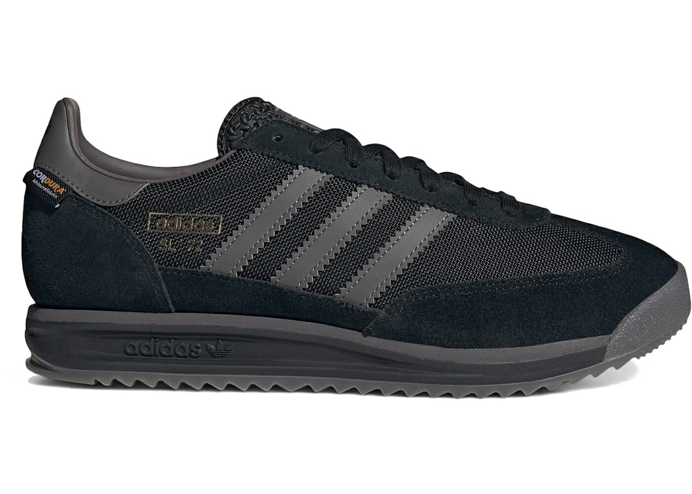 アディダス 黒いこと 黒いこと 濃灰色 中核グループ スニーカー メンズ ADIDAS SL 72 RS CORDURA BLACK CHARCOAL / CORE BLACK CHARCOAL CHARCOAL
