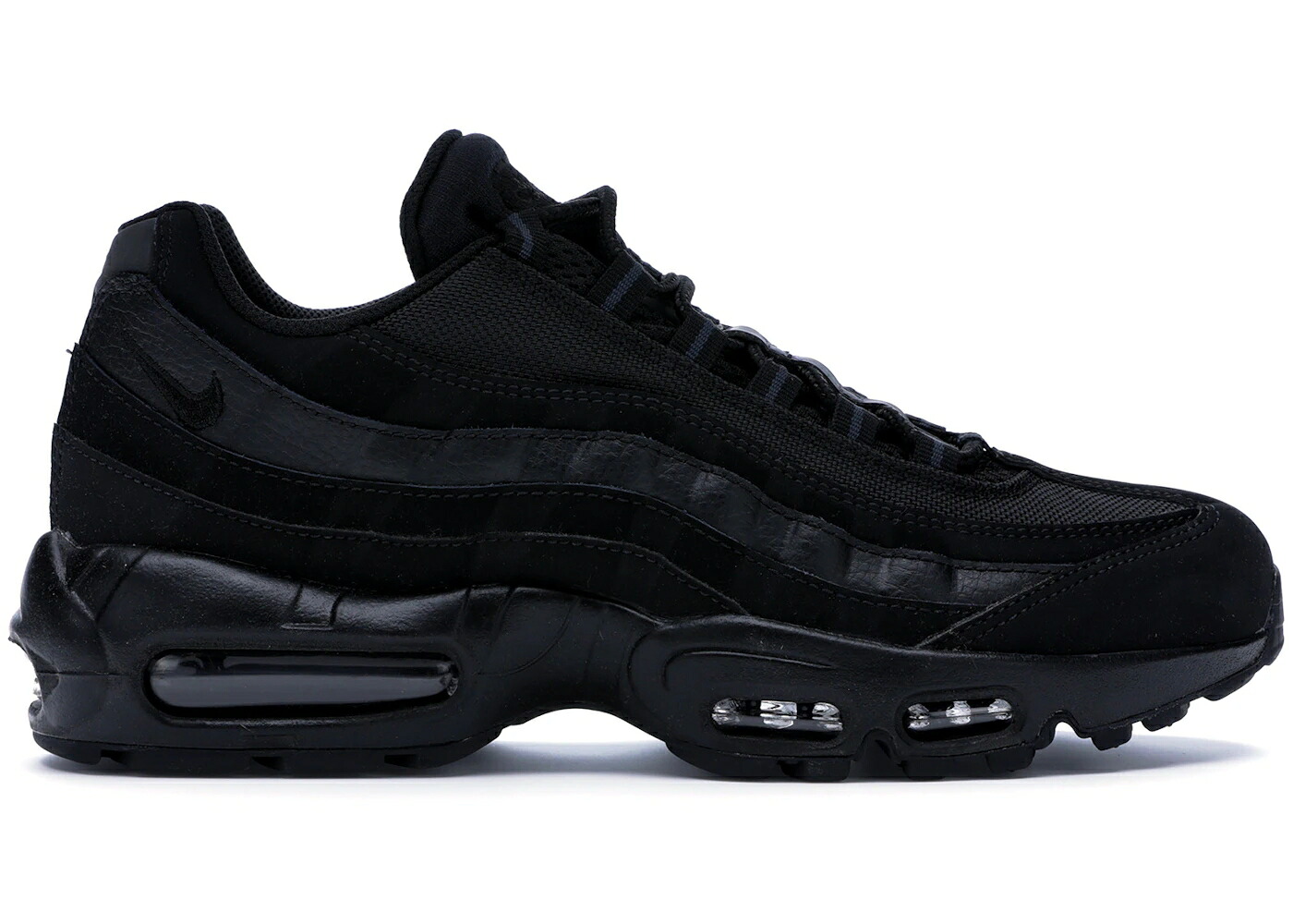 ナイキ マックス 黒いこと 黒いこと 大気圏マックス スニーカー メンズ NIKE AIR MAX 95 TRIPLE BLACK / BLACK BLACK ANTHRACITE