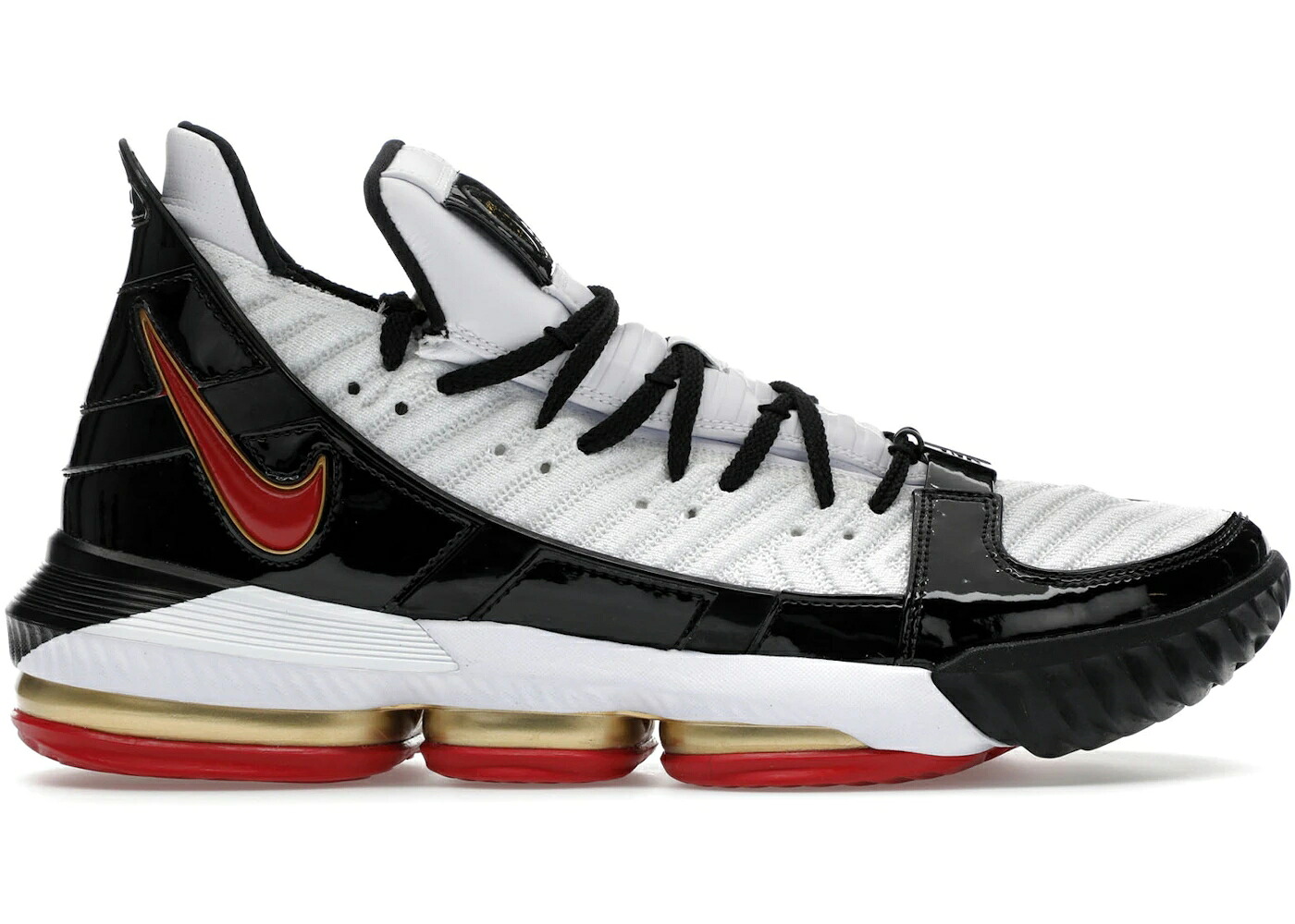 ナイキ レブロン 白いこと 白いこと 黒いこと 黒いこと ゴールド スニーカー メンズ NIKE LEBRON 16 REMIX / WHITE BLACK METALLIC GOLD