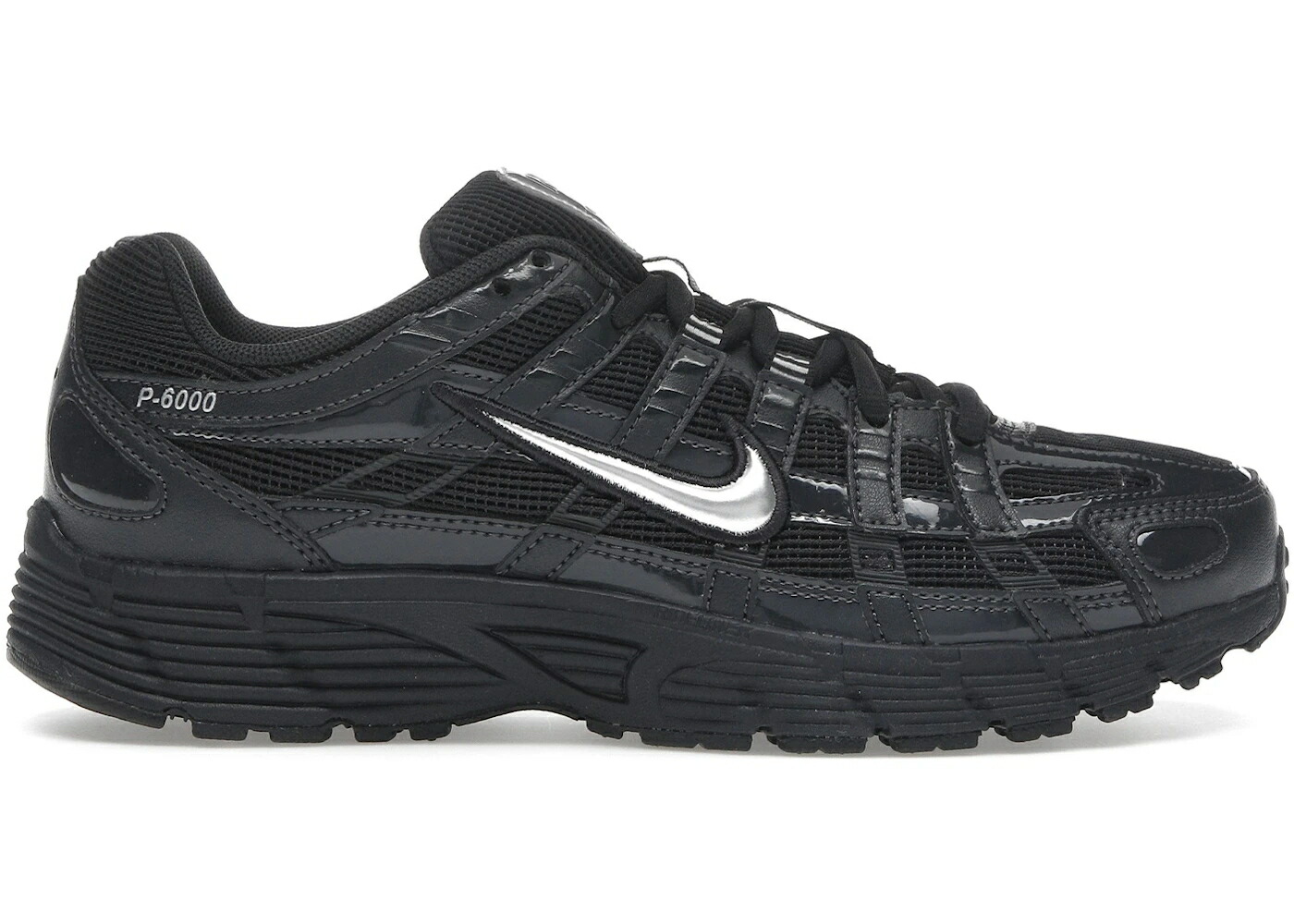 ナイキ しろがね色 しろがね色 WOMEN\u0027S スニーカー レディース NIKE P-6000 OFF NOIR SILVER (WOMEN\u0027S) / OFF NOIR METALLIC SILVER