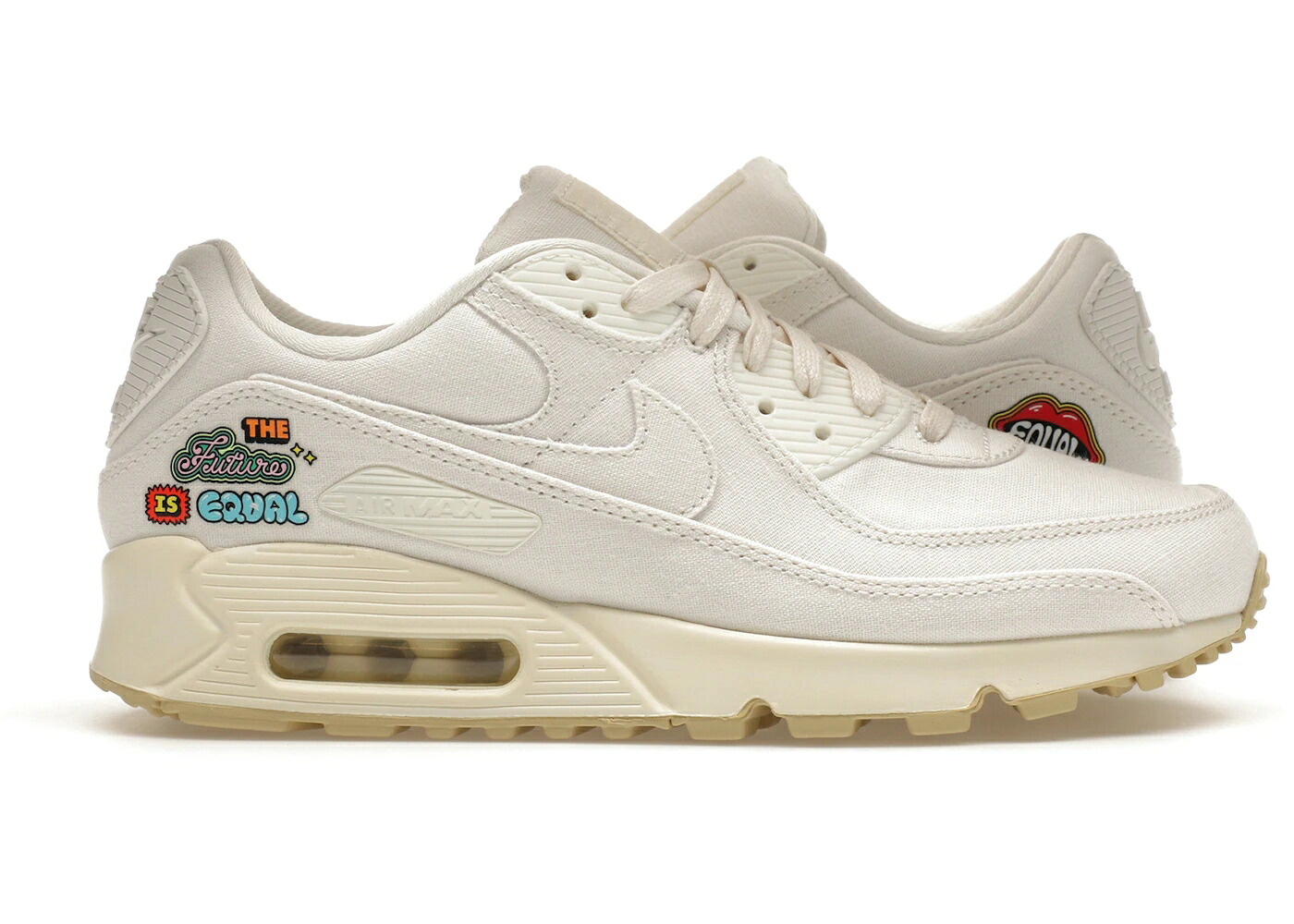 ナイキ マックス 野球クラブ ゴールド 大気圏マックス WOMEN\u0027S スニーカー レディース NIKE AIR MAX 90 SE THE FUTURE IS EQUAL (WOMEN\u0027S) / SAIL SAIL CASHMERE TEAM GOLD