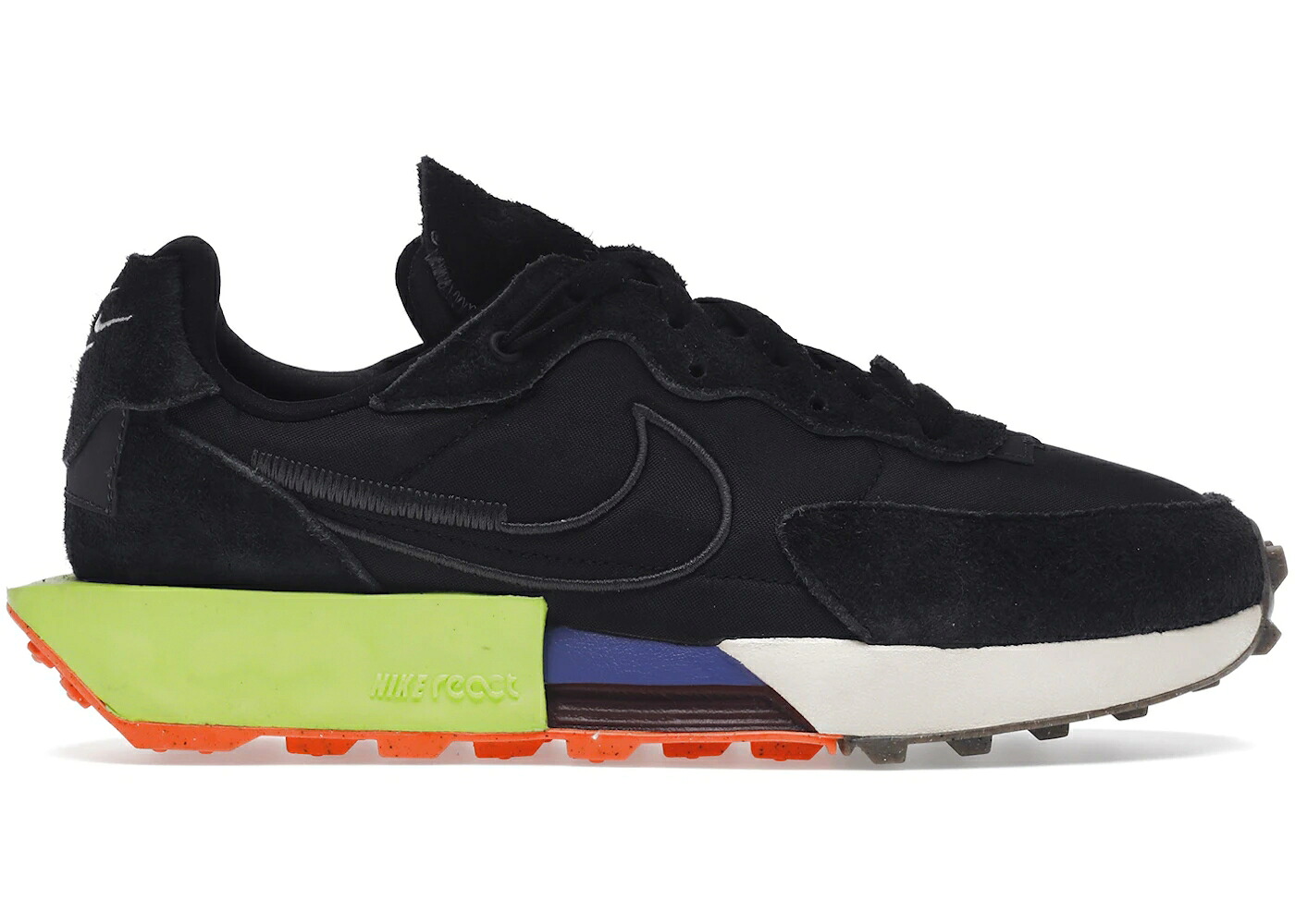 ナイキ ワーヘル 黒いこと 黒いこと WOMEN\u0027S スニーカー レディース NIKE FONTANKA WAFFLE BLACK VOLT (WOMEN\u0027S) / BLACK VOLT ANTHRACITE BLACK