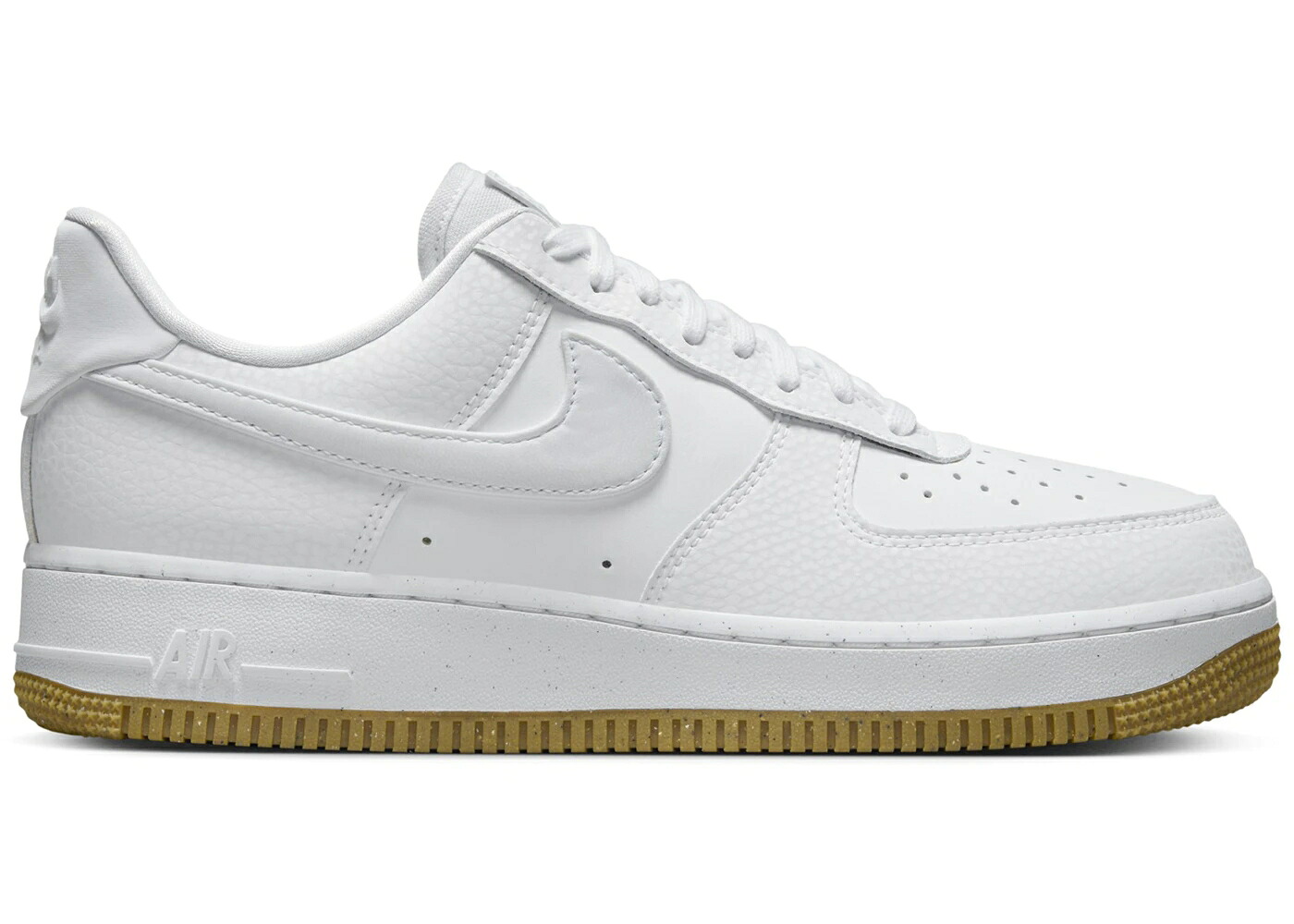 ナイキ 白いこと 白いこと 薄墨色 薄墨色 空軍 \u002707 WOMEN\u0027S スニーカー レディース NIKE AIR FORCE 1 LOW NEXT NATURE WHITE GUM (WOMEN\u0027S) / WHITE FOOTBALL GREY GUM LIGHT