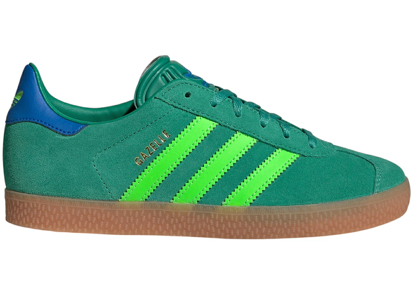 アディダス ガゼル コート 緑 グリーン 青色 ブルー ジュニア キッズ ADIDAS GAZELLE SEMI COURT GREEN SOLAR BLUE BIRD (GS) / SEMI COURT GREEN SOLAR GREEN ベビー マタニティ スニーカー|スニケス