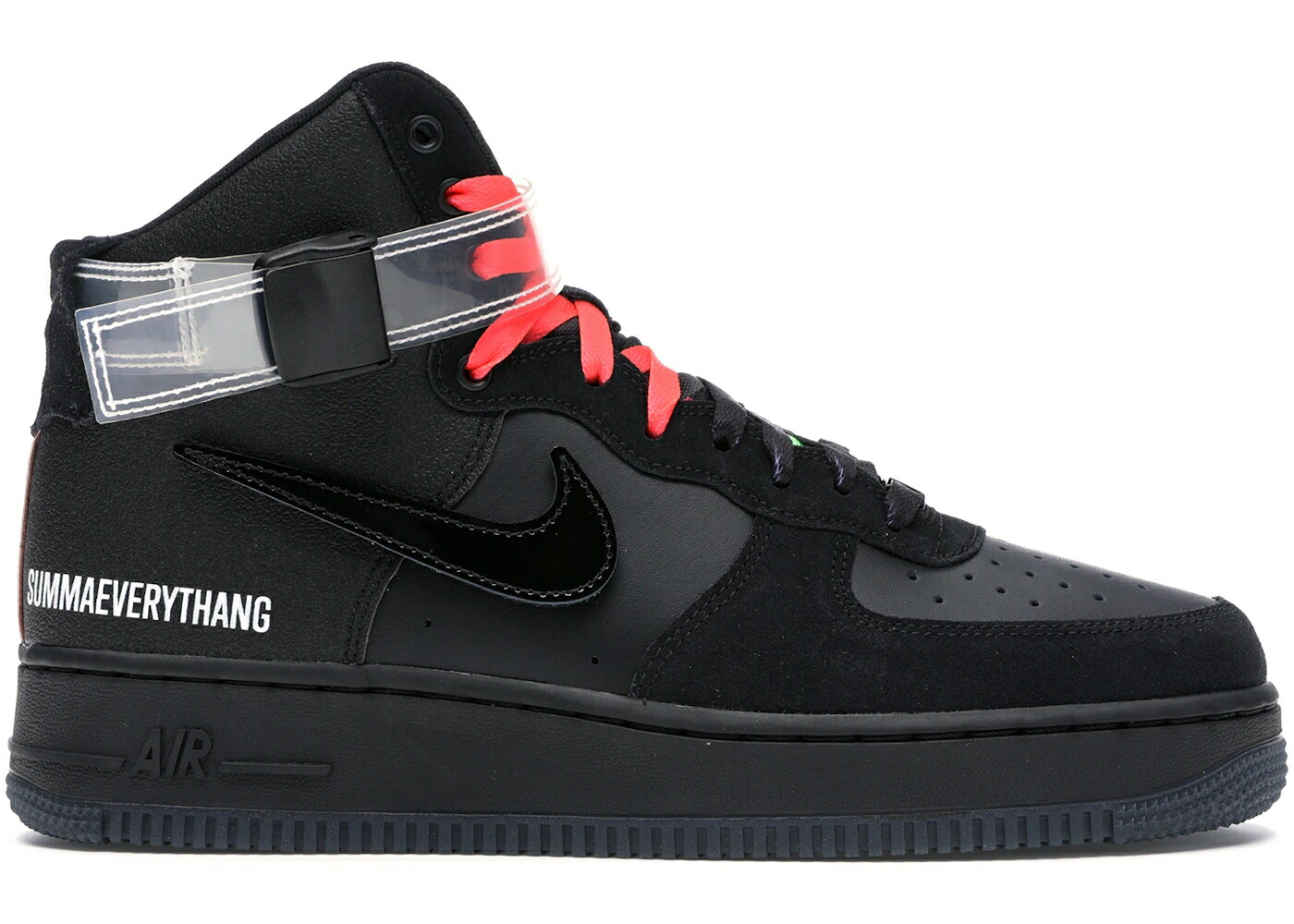 ナイキ ハイ 黒色 ブラック 緑 グリーン エアフォース スニーカー メンズ NIKE AIR FORCE 1 HIGH ALL FOR LAUREN HALSEY SUMMAEVERYTHANG / BLACK BLACK RAGE GREEN BRIGHT