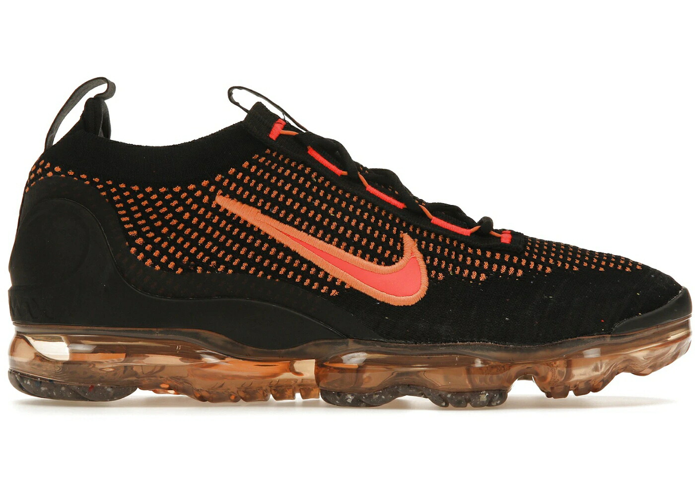 ナイキ 黒いこと 黒いこと クリムゾン 橙 オレンジ色 エアヴェイパーマックス スニーカー メンズ NIKE AIR VAPORMAX 2021 FK BLACK BRIGHT CRIMSON / BLACK BRIGHT CRIMSON ORANGE