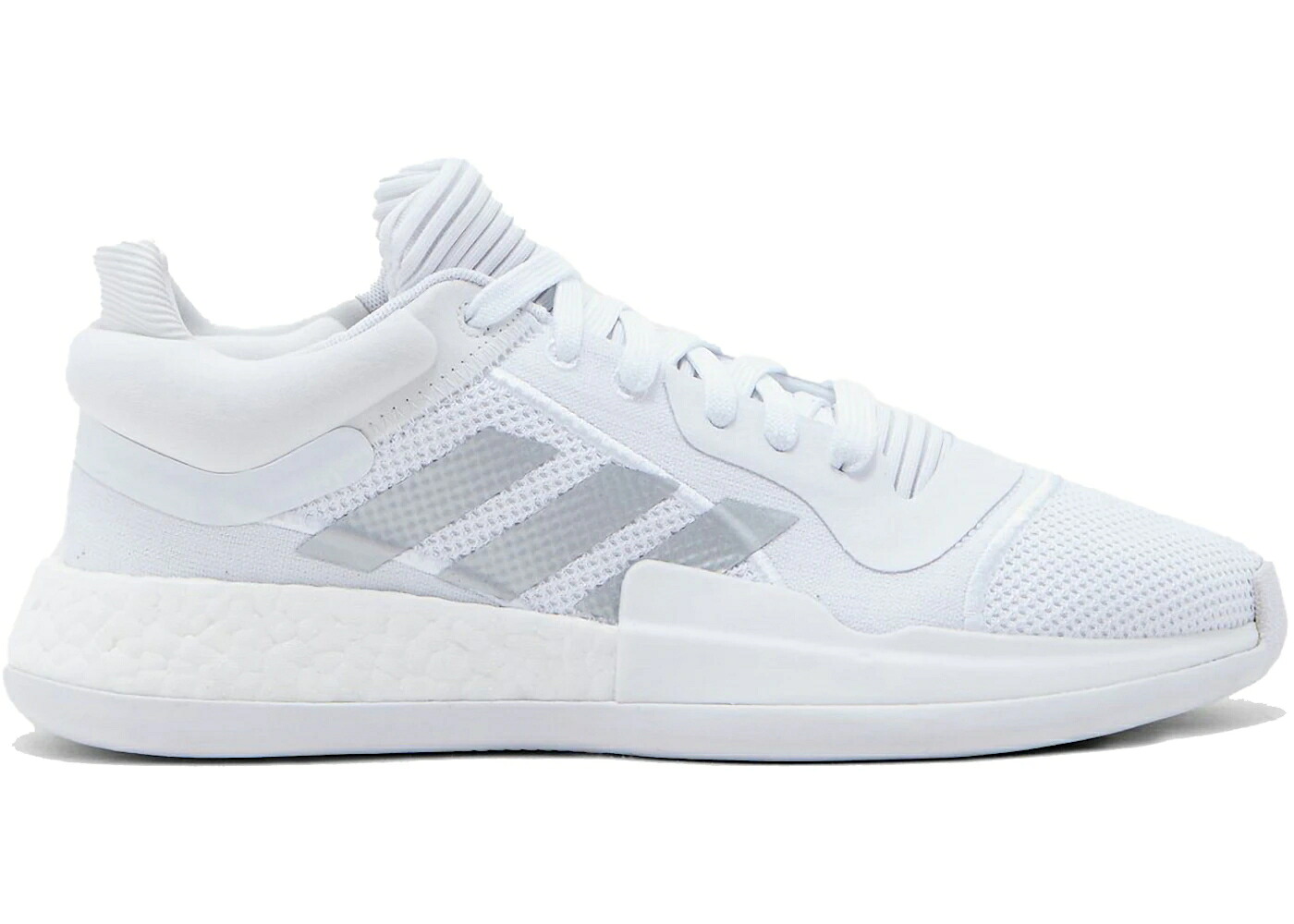 アディダス ブースト 白いこと 白いこと しろがね色 しろがね色 スニーカー メンズ ADIDAS MARQUEE BOOST LOW WHITE SILVER METALLIC / CLOUD WHITE SILVER METALLIC