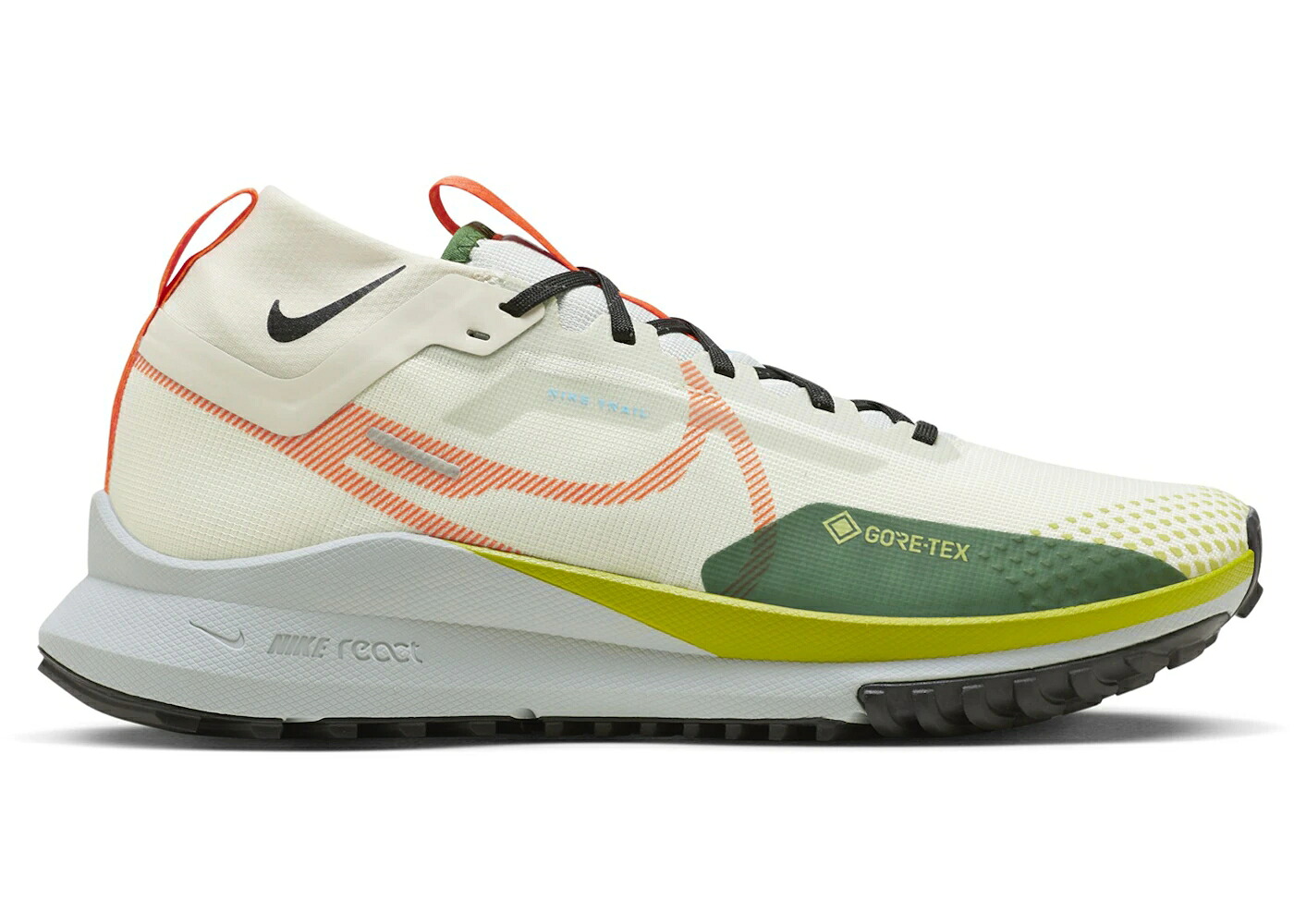 ナイキ ペガサス ゴアテックス 橙 オレンジ スニーカー メンズ NIKE PEGASUS TRAIL 4 GORE-TEX COCONUT MILK SAFETY ORANGE CACTUS / COCONUT MILK SAFETY ORANGE LIGHT｜スニケス