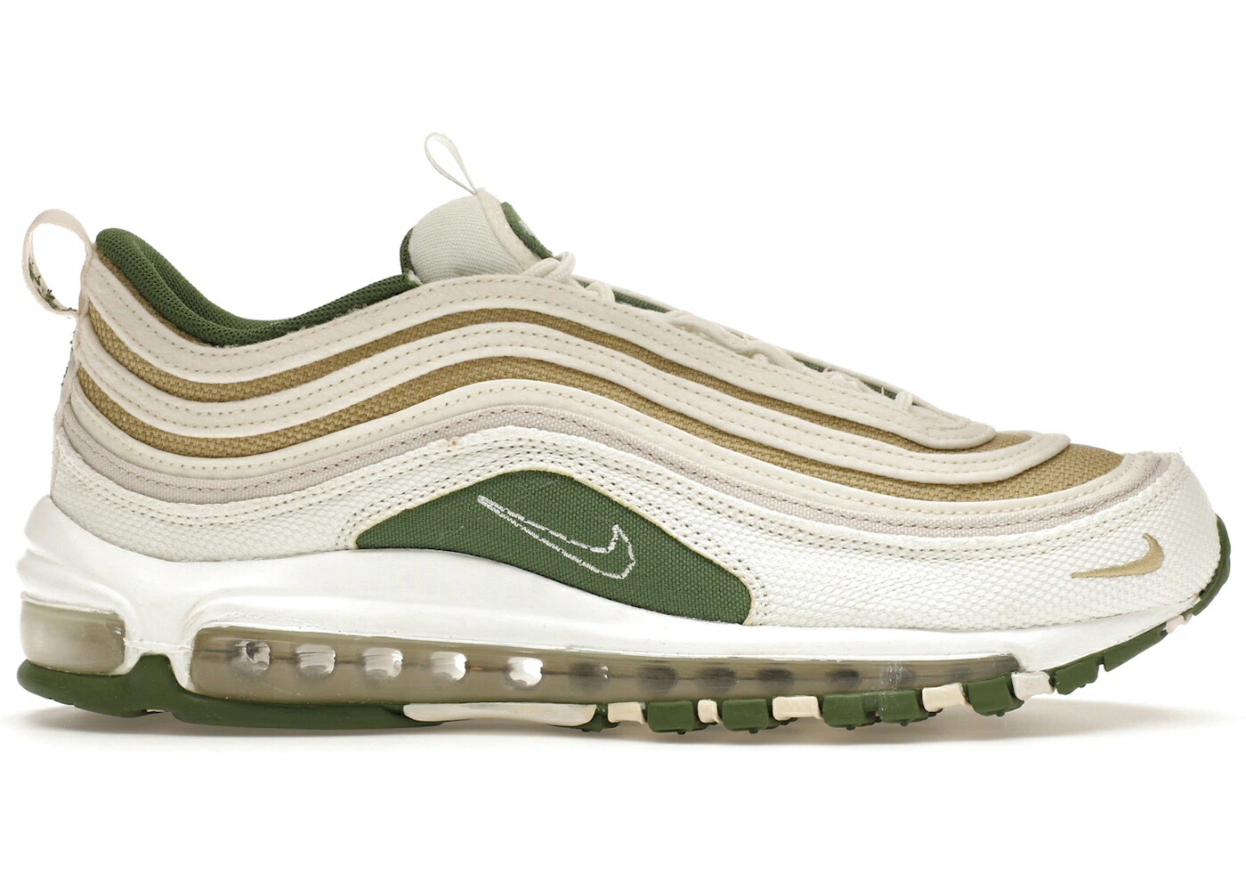 ナイキ マックス エアマックス スニーカー メンズ NIKE AIR MAX 97 SE SAIL TREELINE / SAIL TREELINE WHEATGRASS SAIL