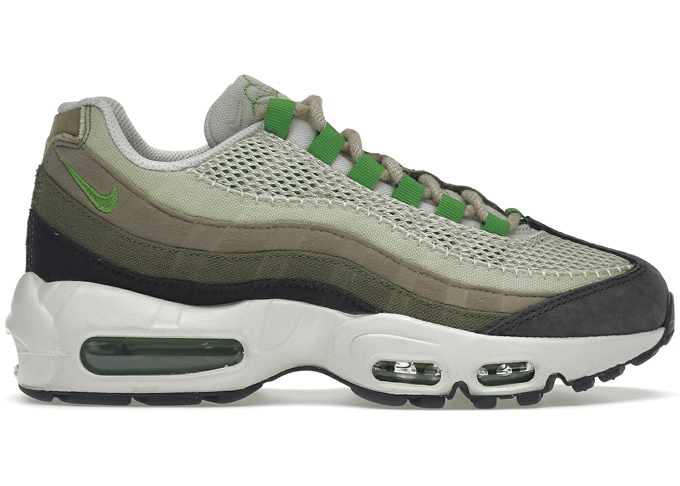 ナイキ マックス ナイト爵 フォレスト 大気圏マックス WOMEN\u0027S スニーカー レディース NIKE AIR MAX 95 EARTH DAY (WOMEN\u0027S) / NIGHT FOREST CHLOROPHYLL