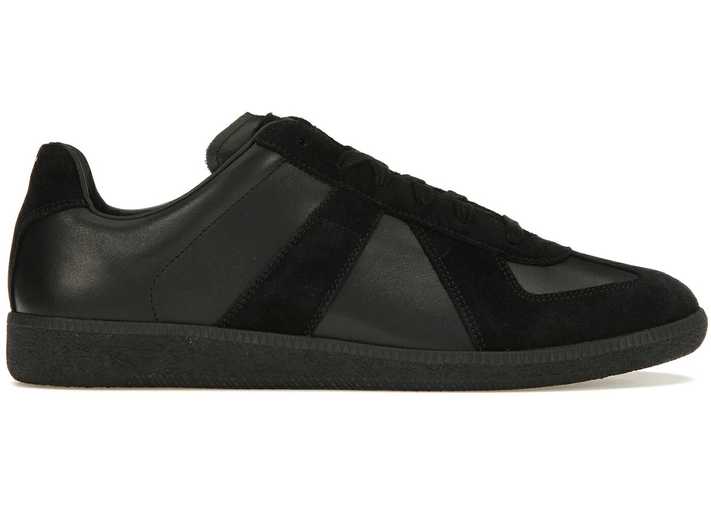 メゾンマルジェラ 黒色 ブラック スニーカー メンズ MAISON MARGIELA MAISON MARGIELA REPLICA BLACK /