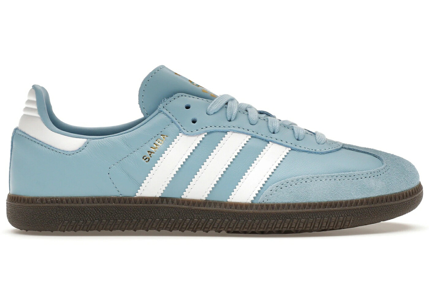 アディダス サンバ チーム アルゼンチン 青色 ブルー 白色 ホワイト スニーカー メンズ ADIDAS SAMBA TEAM ARGENTINA / CLEAR BLUE FOOTWEAR WHITE