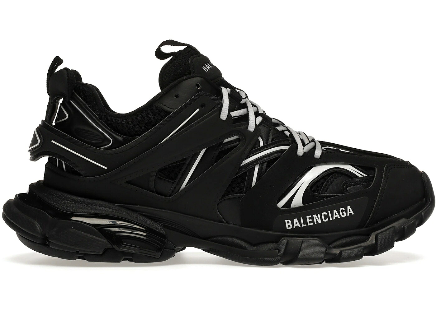バレンシアガ トラック 黒色 ブラック 白色 ホワイト スニーカー メンズ BALENCIAGA TRACK BLACK 2021 / BLACK WHITE|スニケス