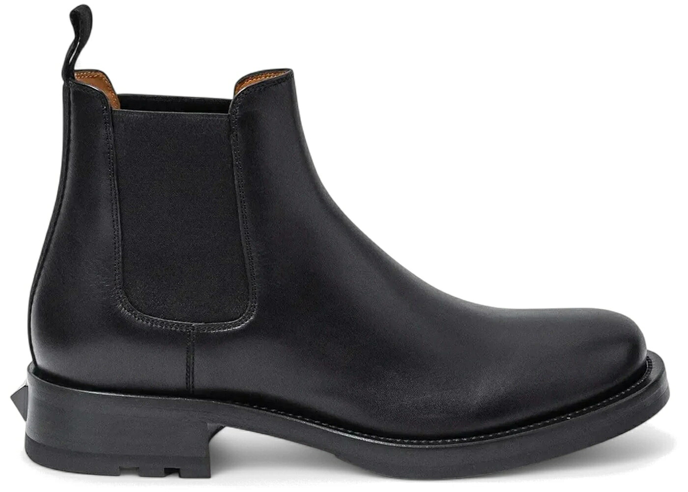 ヴァレンティノ なめし革 ブーツ 黒いこと 黒いこと スニーカー メンズ VALENTINO GARAVANI ROMAN STUD LEATHER ANKLE BOOTS BLACK /
