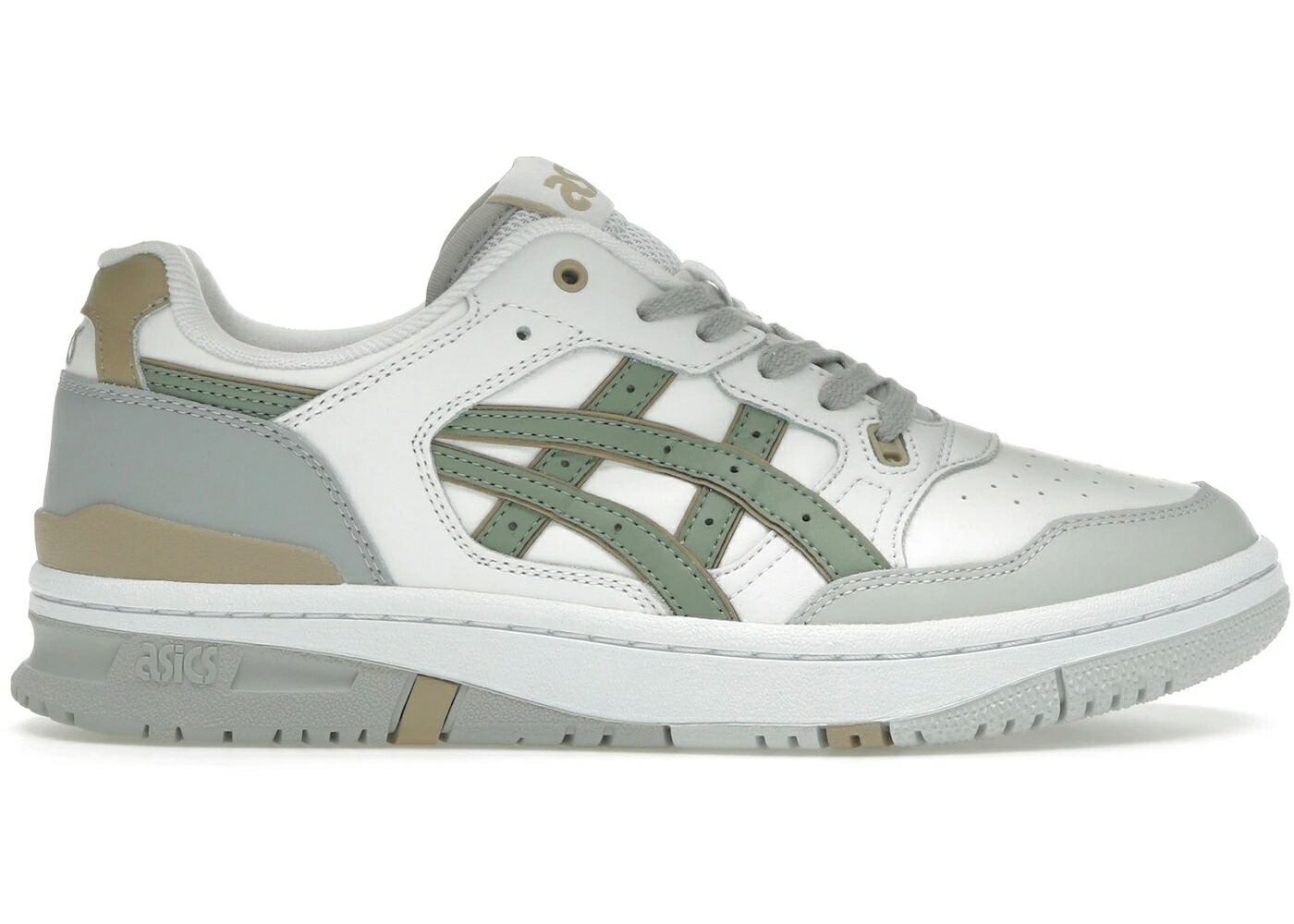アシックス 白いこと 白いこと 薄墨色 薄墨色 スニーカー メンズ ASICS EX89 WHITE SLATE GREY / WHITE SLATE GREY 靴-スニーカー