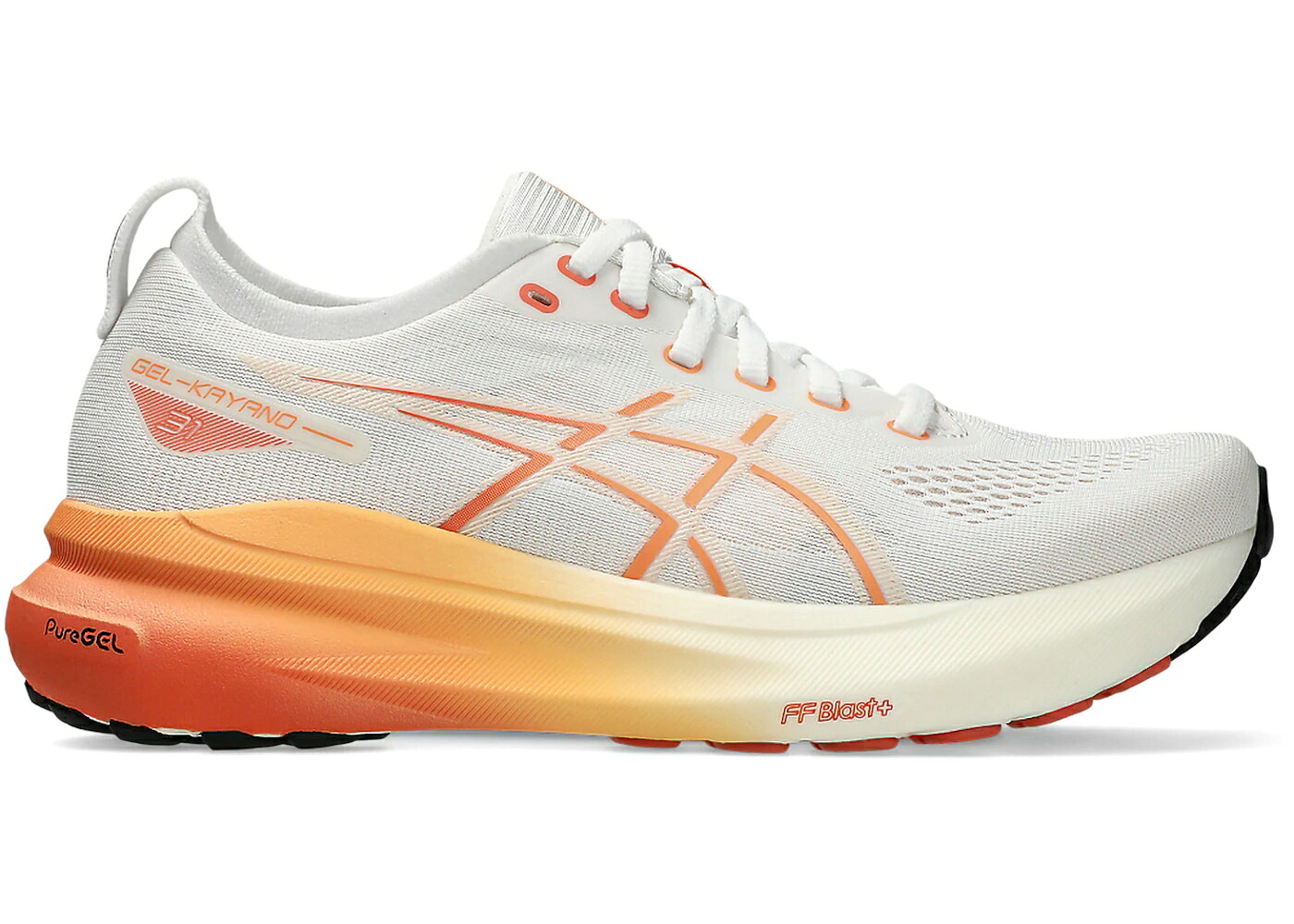アシックス 白いこと 白いこと 橙 オレンジ色 WOMEN\u0027S スニーカー レディース ASICS GEL-KAYANO 31 WHITE FADED ORANGE (WOMEN\u0027S) / WHITE FADED ORANGE