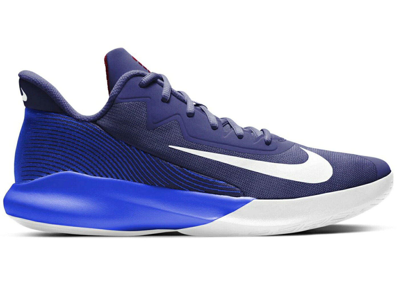 ナイキ 青み 青色 赤 赤いこと スニーカー メンズ NIKE PRECISION 4 BLUE / BLUE VOID RACER BLUE RED CRUSH