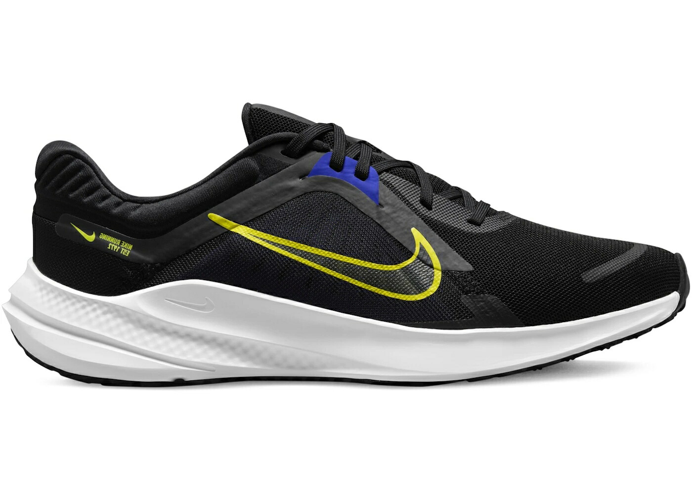 ナイキ 黒いこと 黒いこと 青味 青み 白いこと 白いこと ご機嫌 スニーカー メンズ NIKE QUEST 5 BLACK RACER BLUE WHITE HIGH VOLTAGE / BLACK RACER BLUE WHITE HIGH