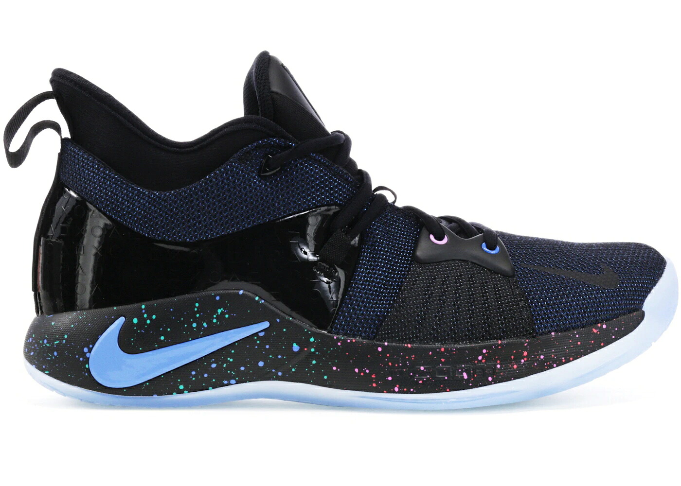ナイキ 黒いこと 黒いこと 青味 青色 スニーカー メンズ NIKE PG 2 PLAYSTATION / BLACK RACER BLUE