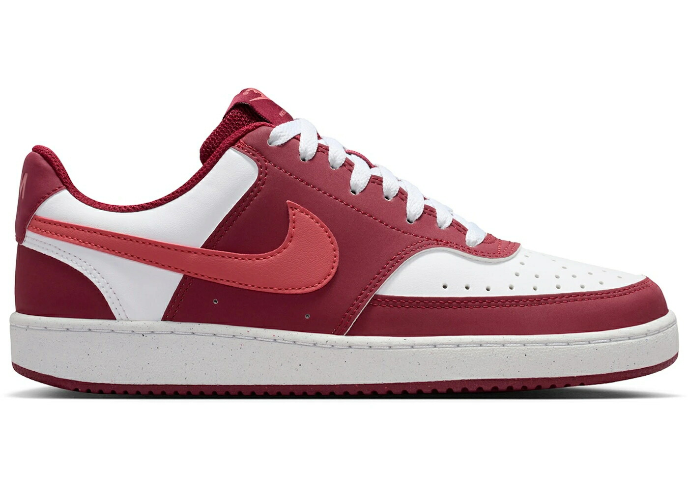 ナイキ コート チーム 赤 レッド 白色 ホワイト WOMEN'S スニーカー レディース NIKE COURT VISION LOW TEAM RED WHITE ADOBE (WOMEN'S) / TEAM RED WHITE ADOBE