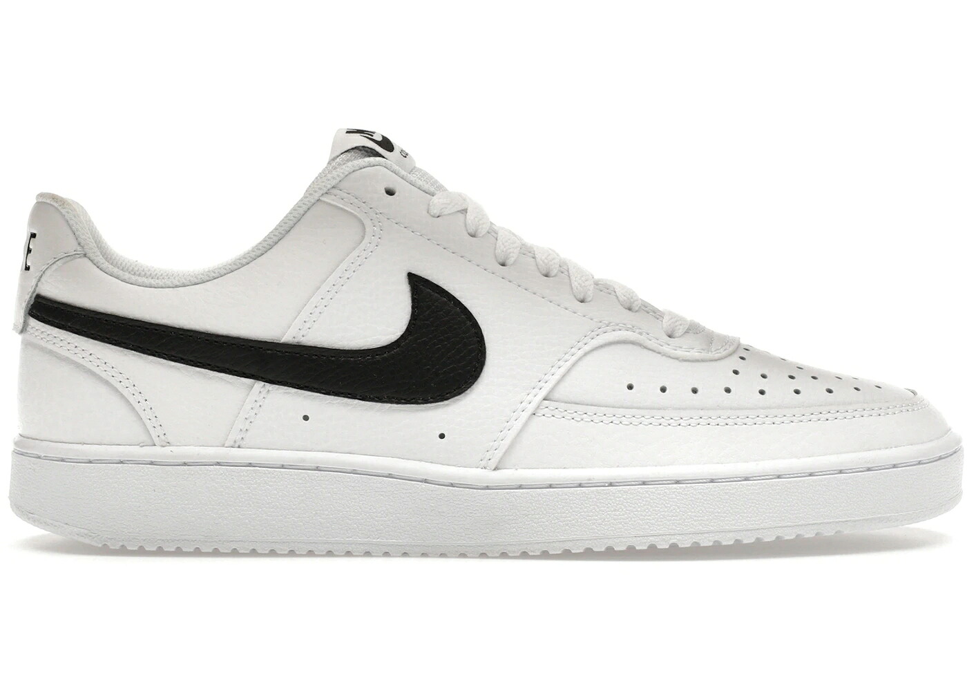 ナイキ コート 白色 ホワイト 黒色 ブラック スニーカー メンズ NIKE COURT VISION LOW WHITE BLACK / WHITE WHITE BLACK|スニケス